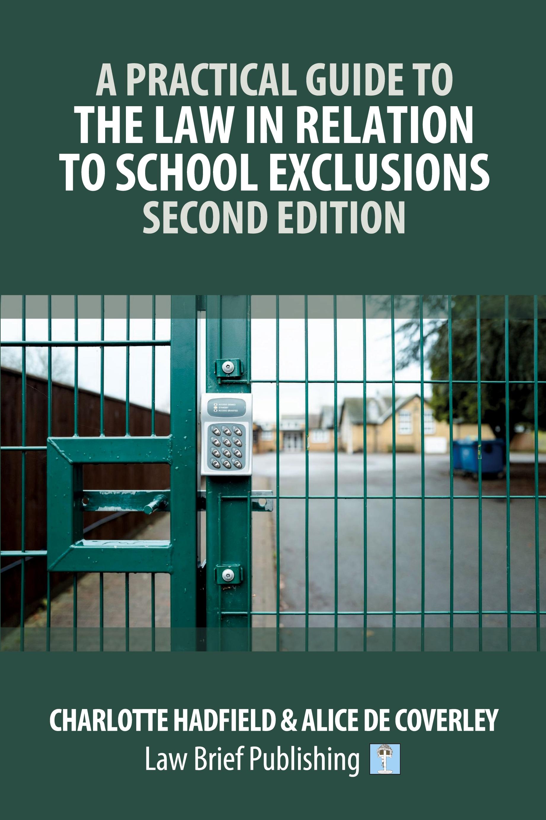 Vorderes Coverbild A Practical Guide to the Law in Relation to School Exclusions - Second Edition