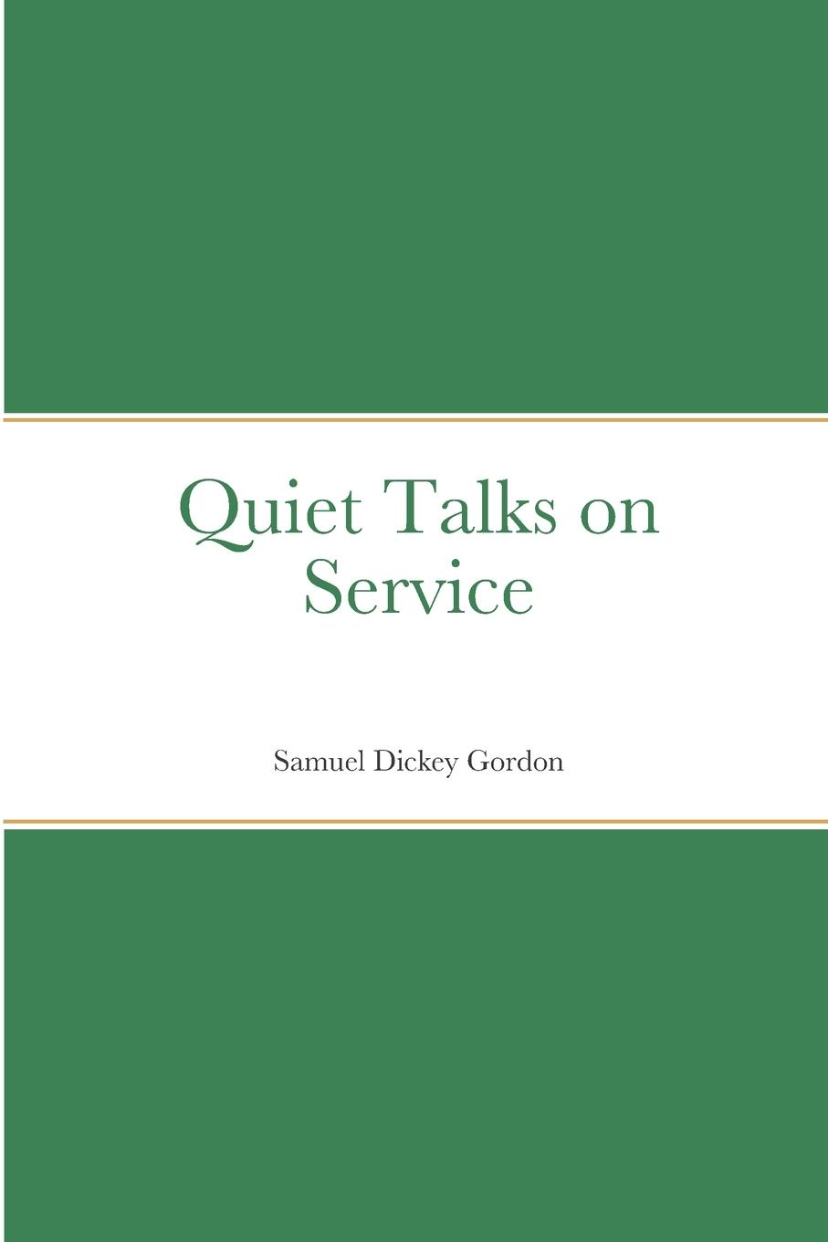 Vorderes Coverbild Quiet Talks on Service