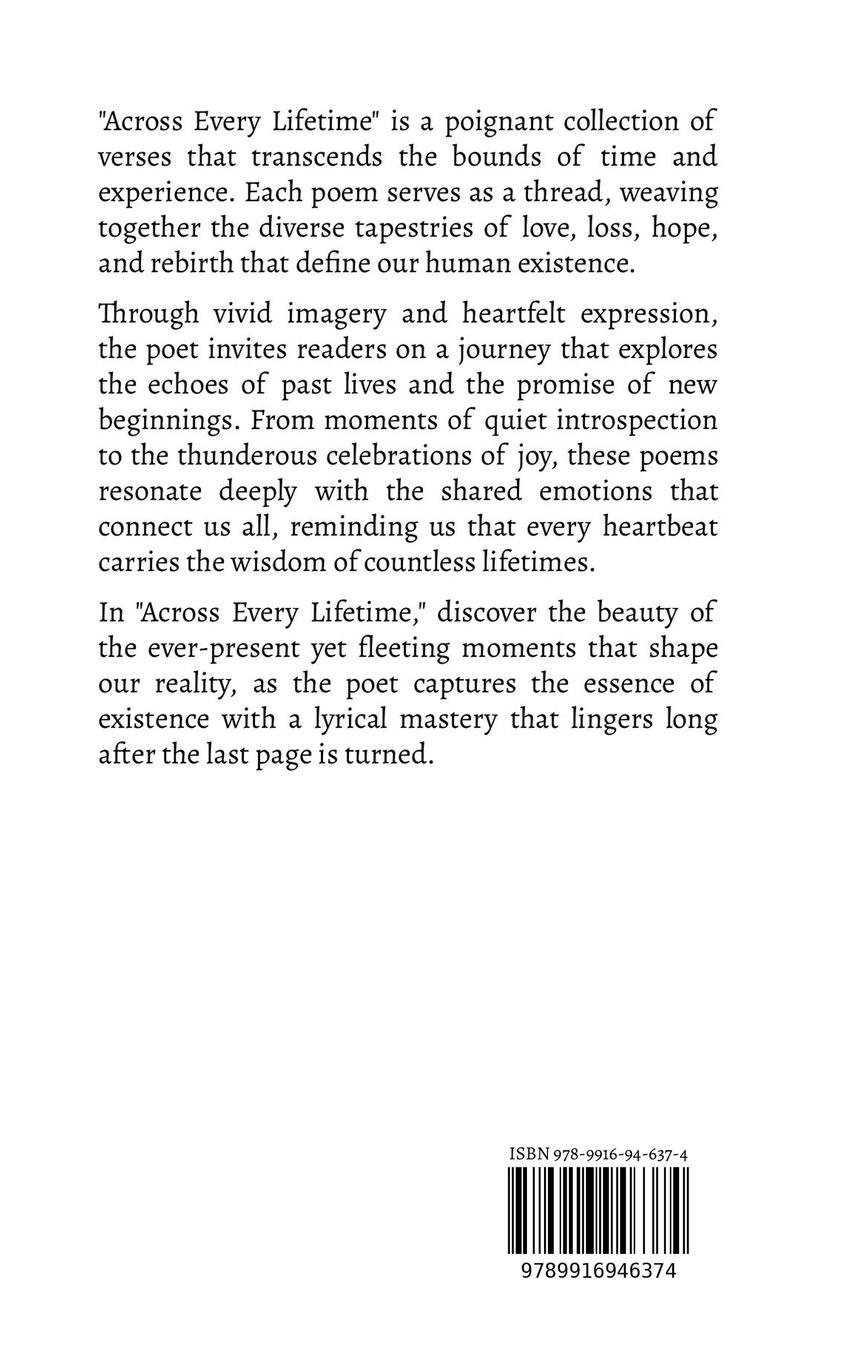 Rückseitencover Across Every Lifetime