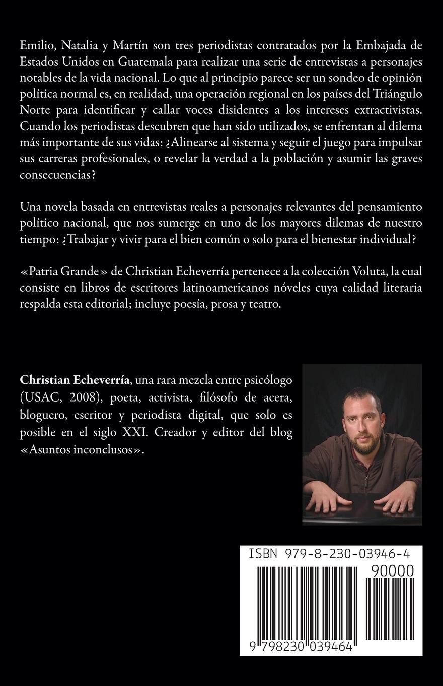 Rückseitencover Patria Grande