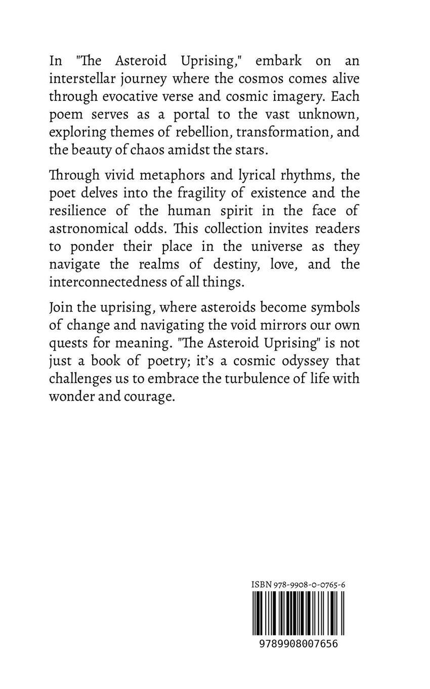 Rückseitencover The Asteroid Uprising