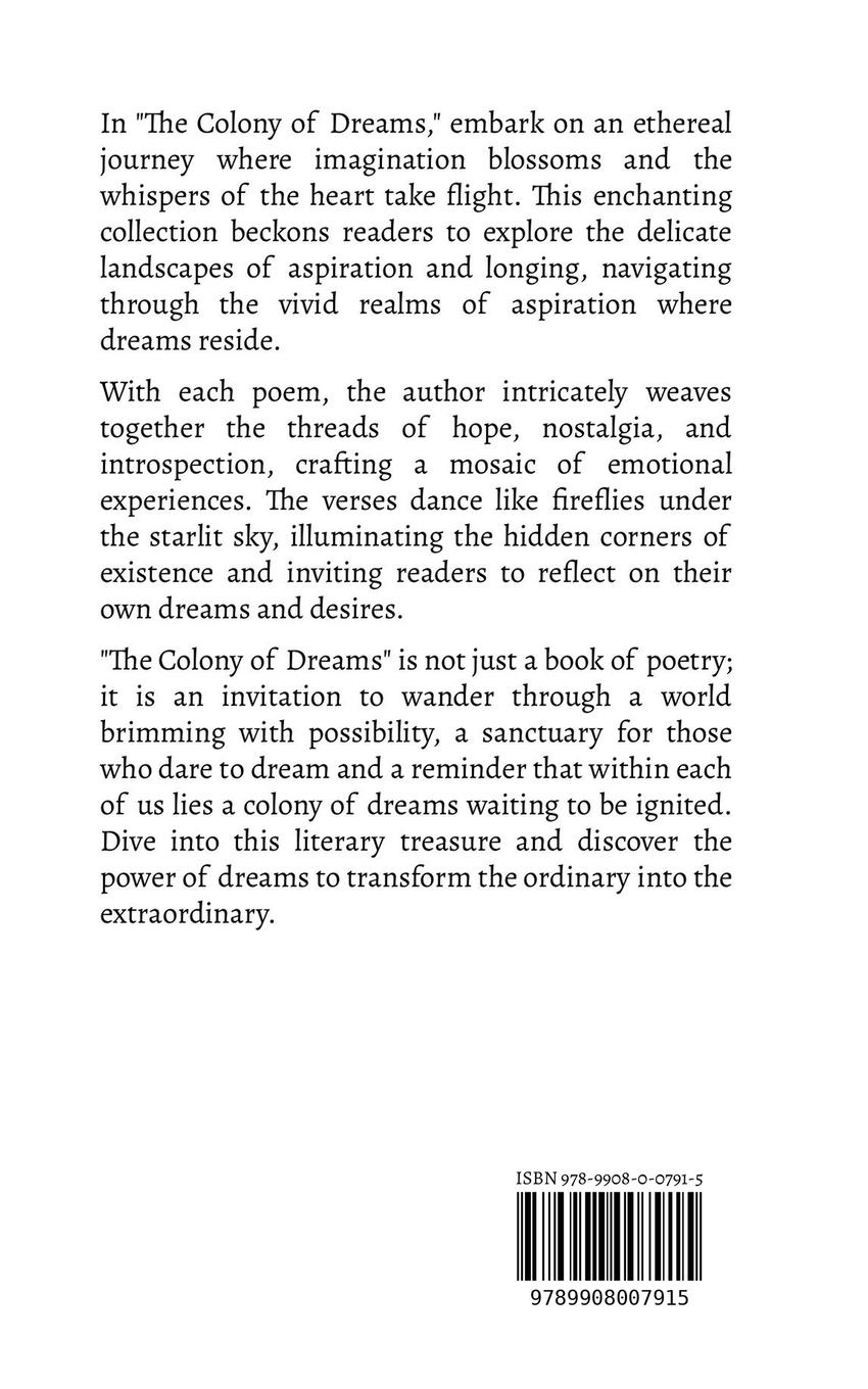 Rückseitencover The Colony of Dreams