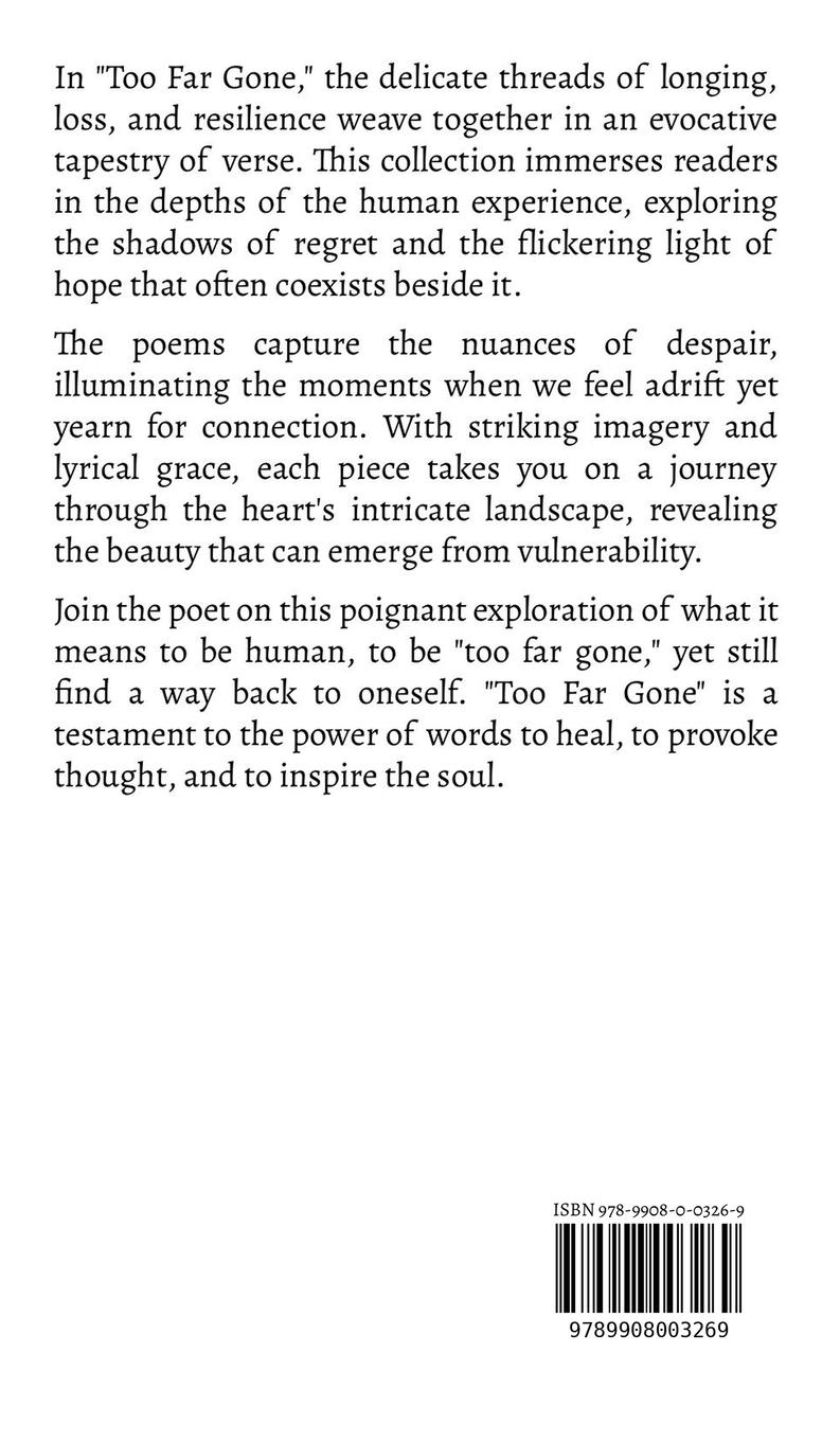 Rückseitencover Too Far Gone