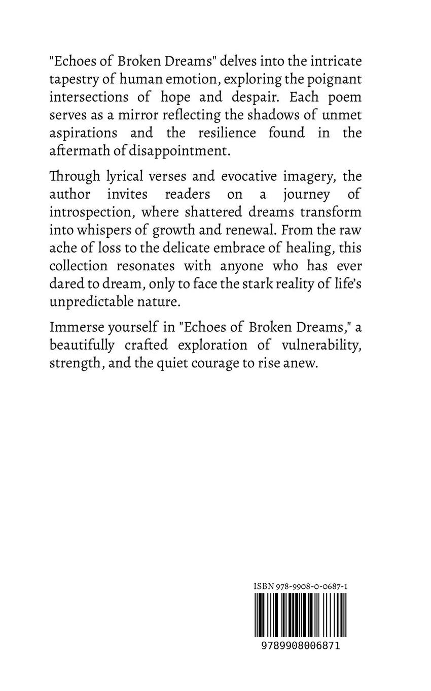 Rückseitencover Echoes of Broken Dreams