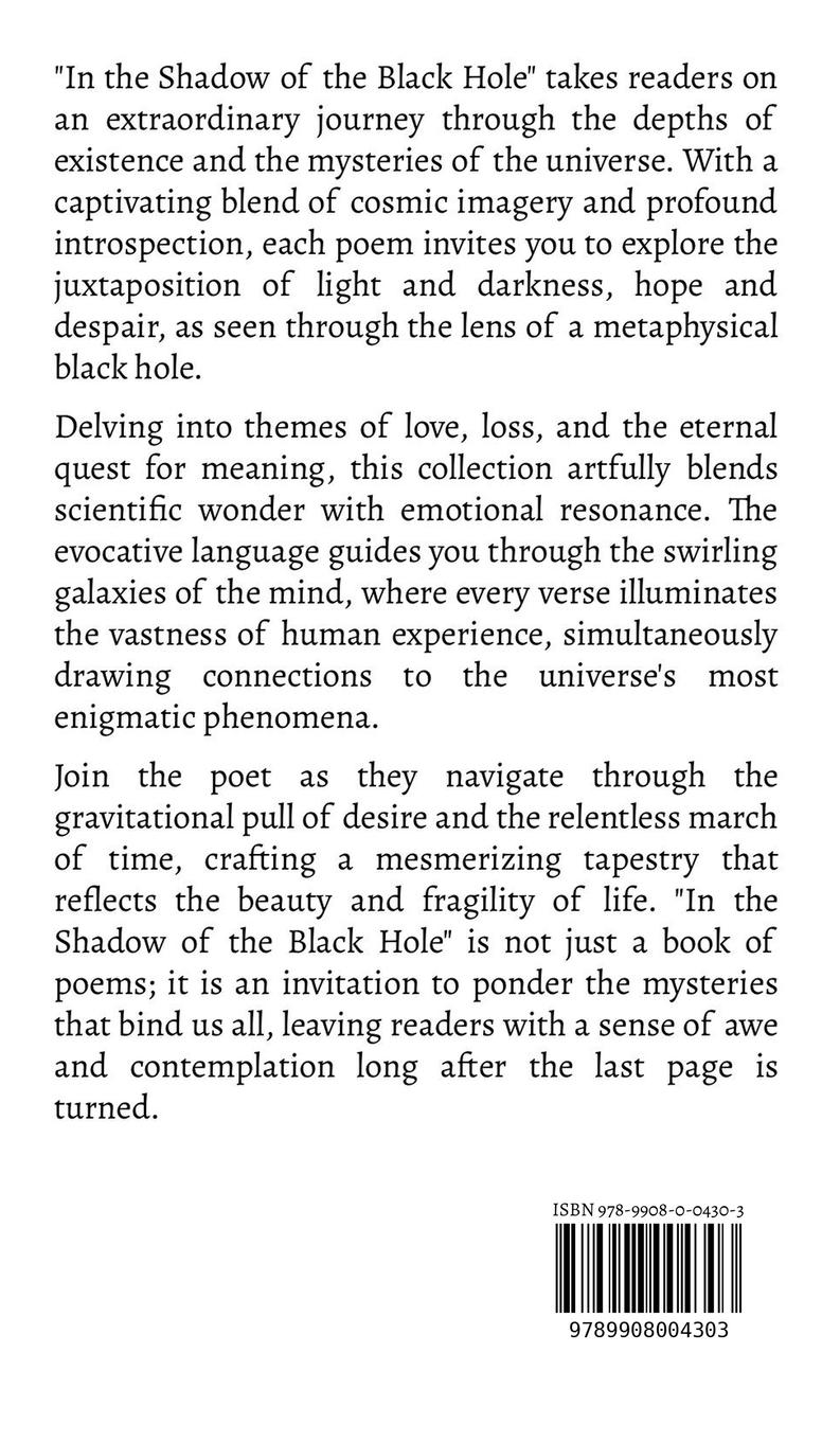 Rückseitencover In the Shadow of the Black Hole