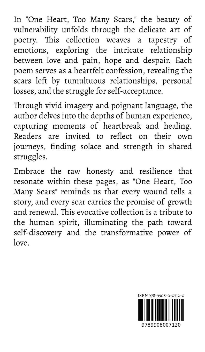 Rückseitencover One Heart, Too Many Scars