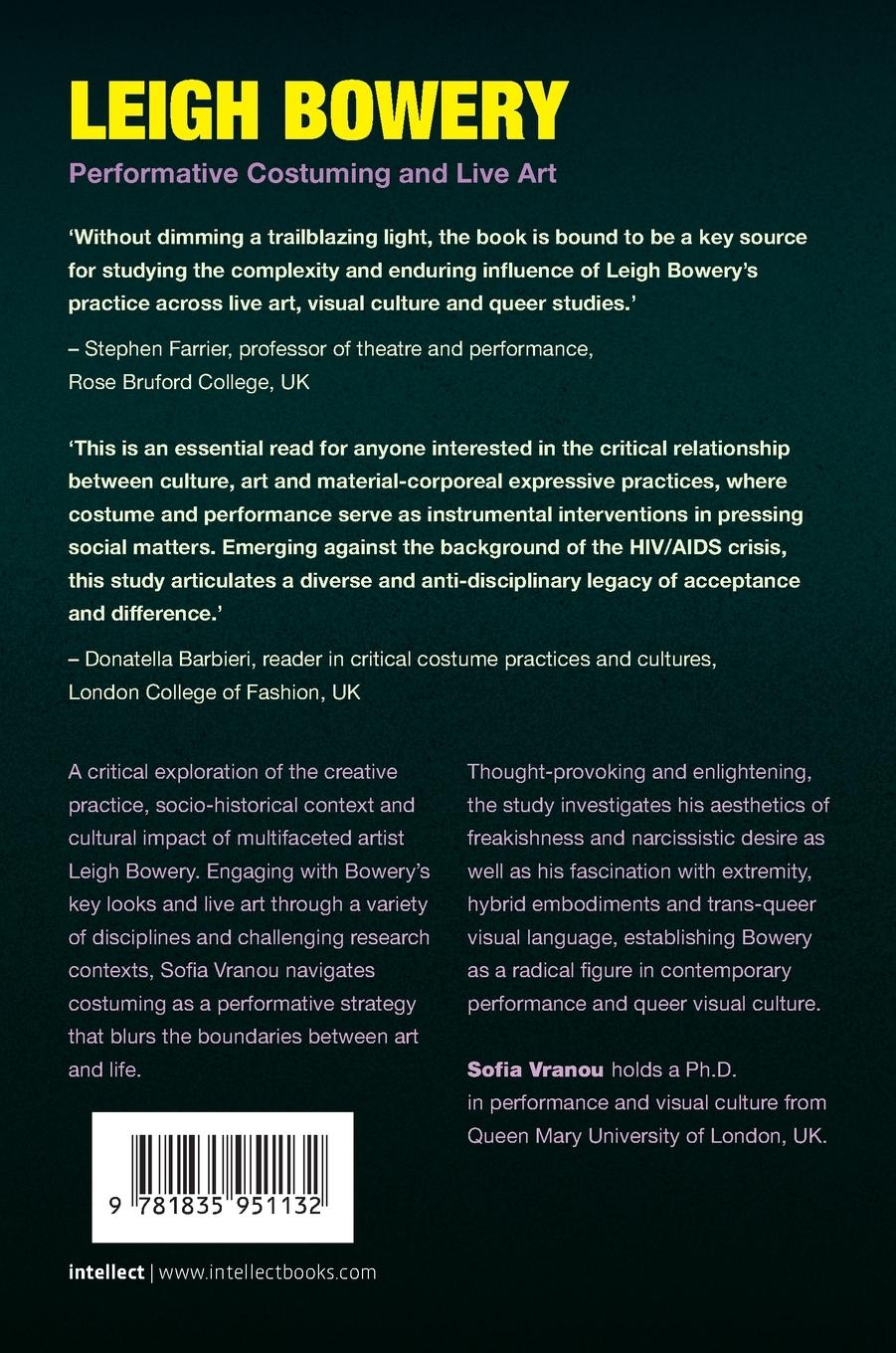 Rückseitencover Leigh Bowery