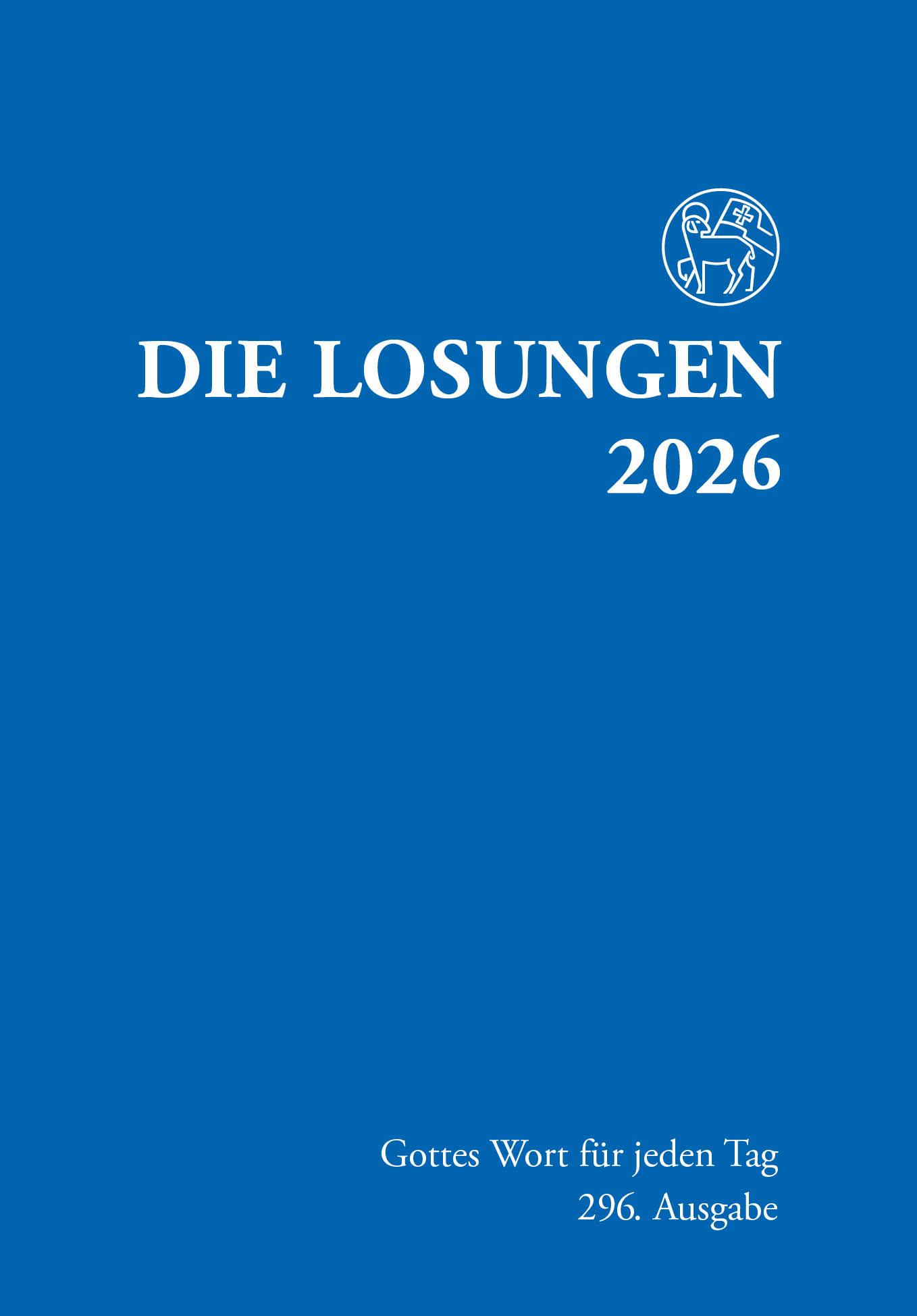 Vorderes Coverbild Losungen Deutschland 2026 / Die Losungen 2026