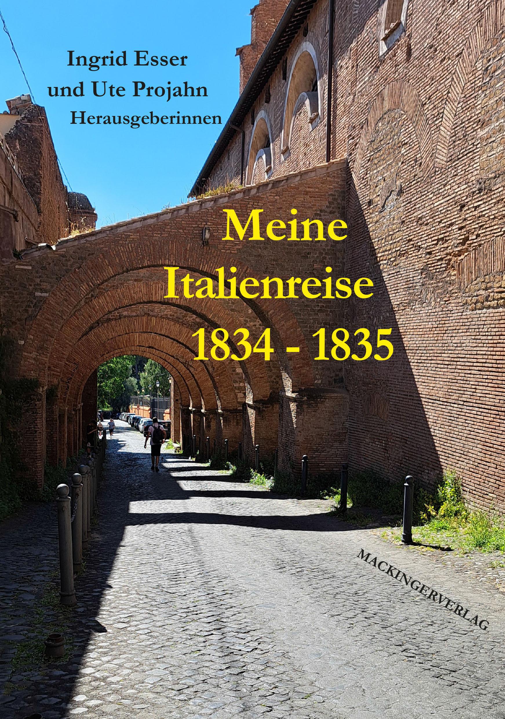 Vorderes Coverbild Meine Italienreise 1834 - 1835
