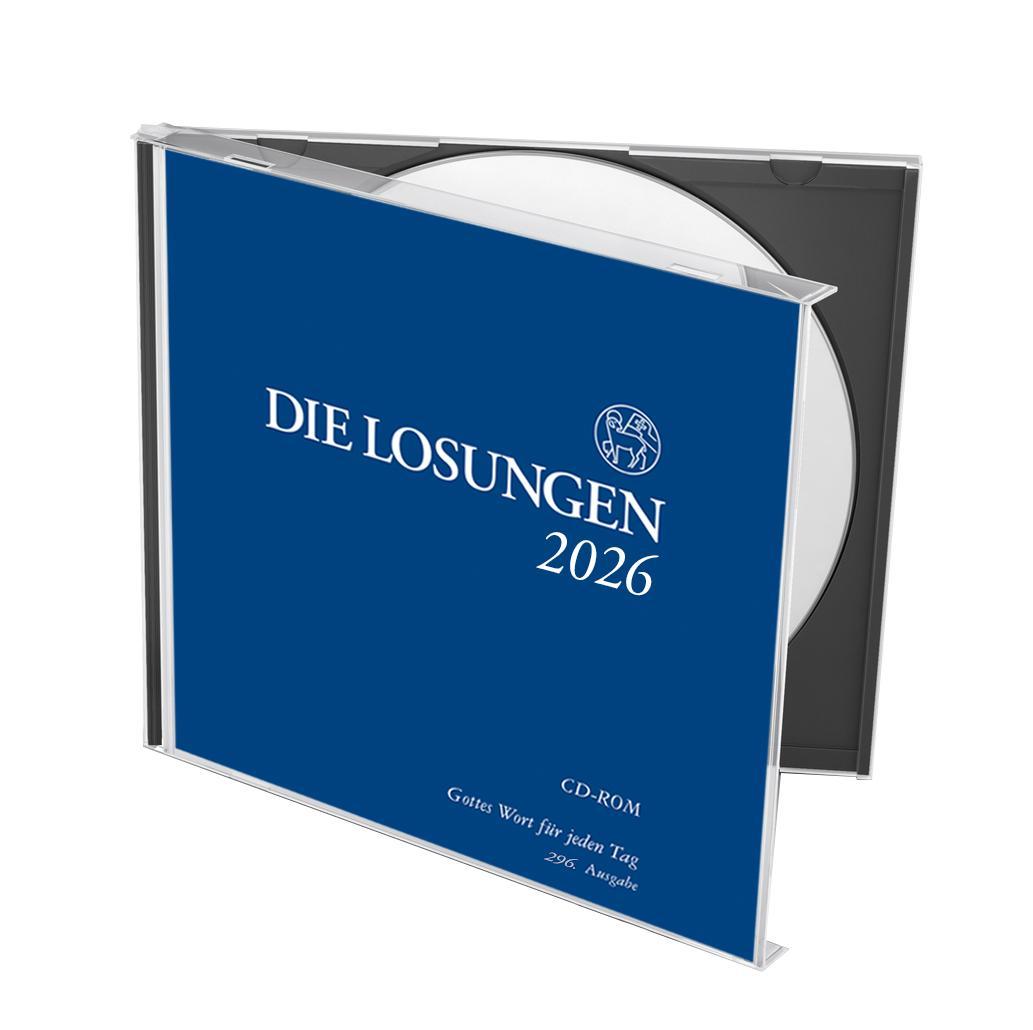 Vorderes Coverbild Losungen Deutschland 2026 / Losungs-CD 2026