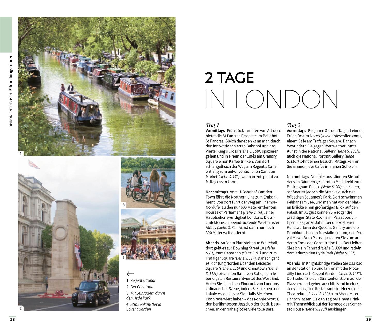 Beispielinhalt (Bild) Vis-à-Vis Reiseführer London