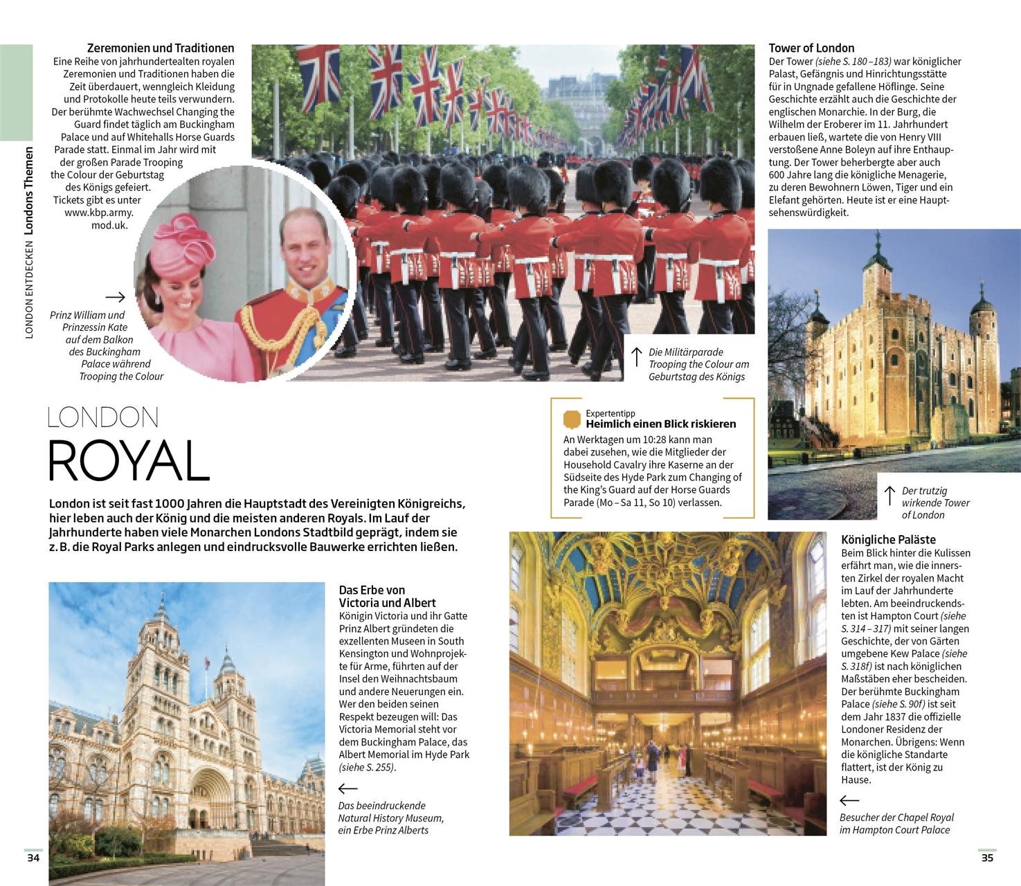 Beispielinhalt (Bild) Vis-à-Vis Reiseführer London