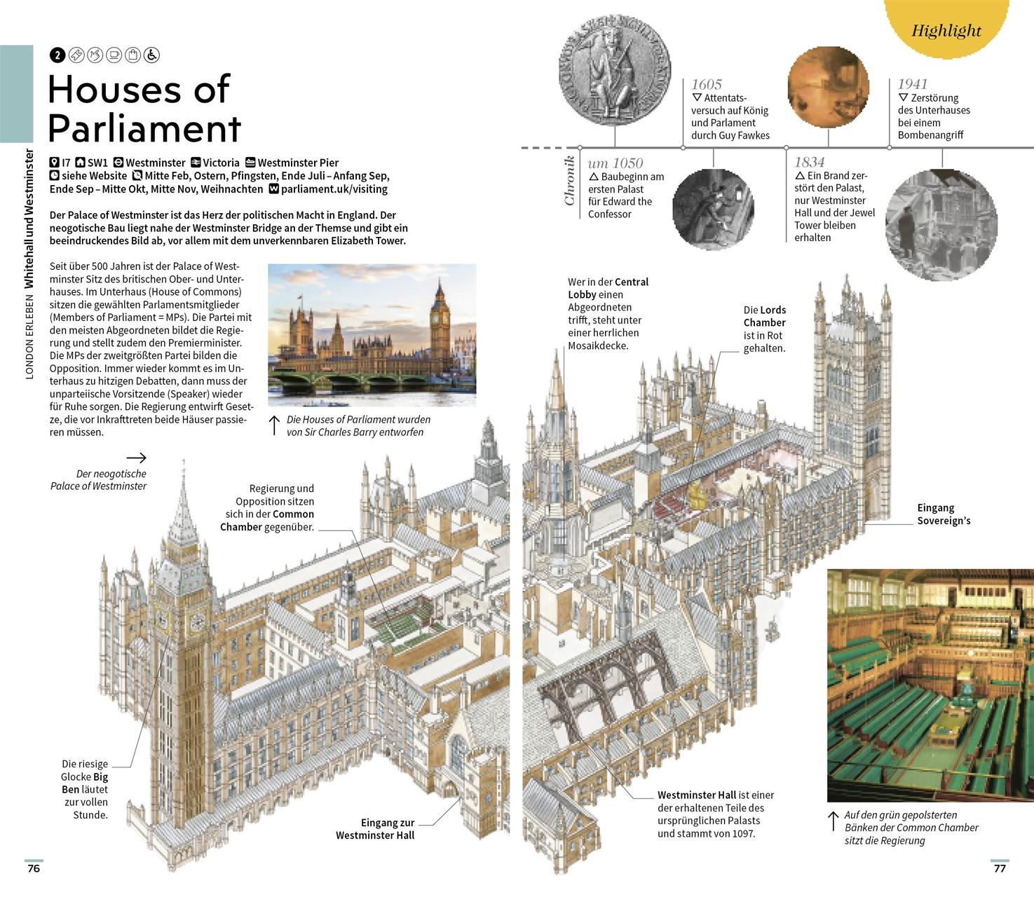 Beispielinhalt (Bild) Vis-à-Vis Reiseführer London