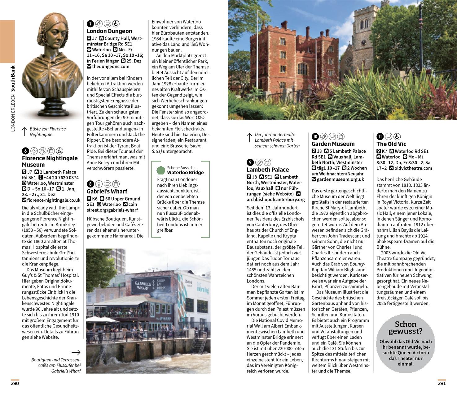 Beispielinhalt (Bild) Vis-à-Vis Reiseführer London