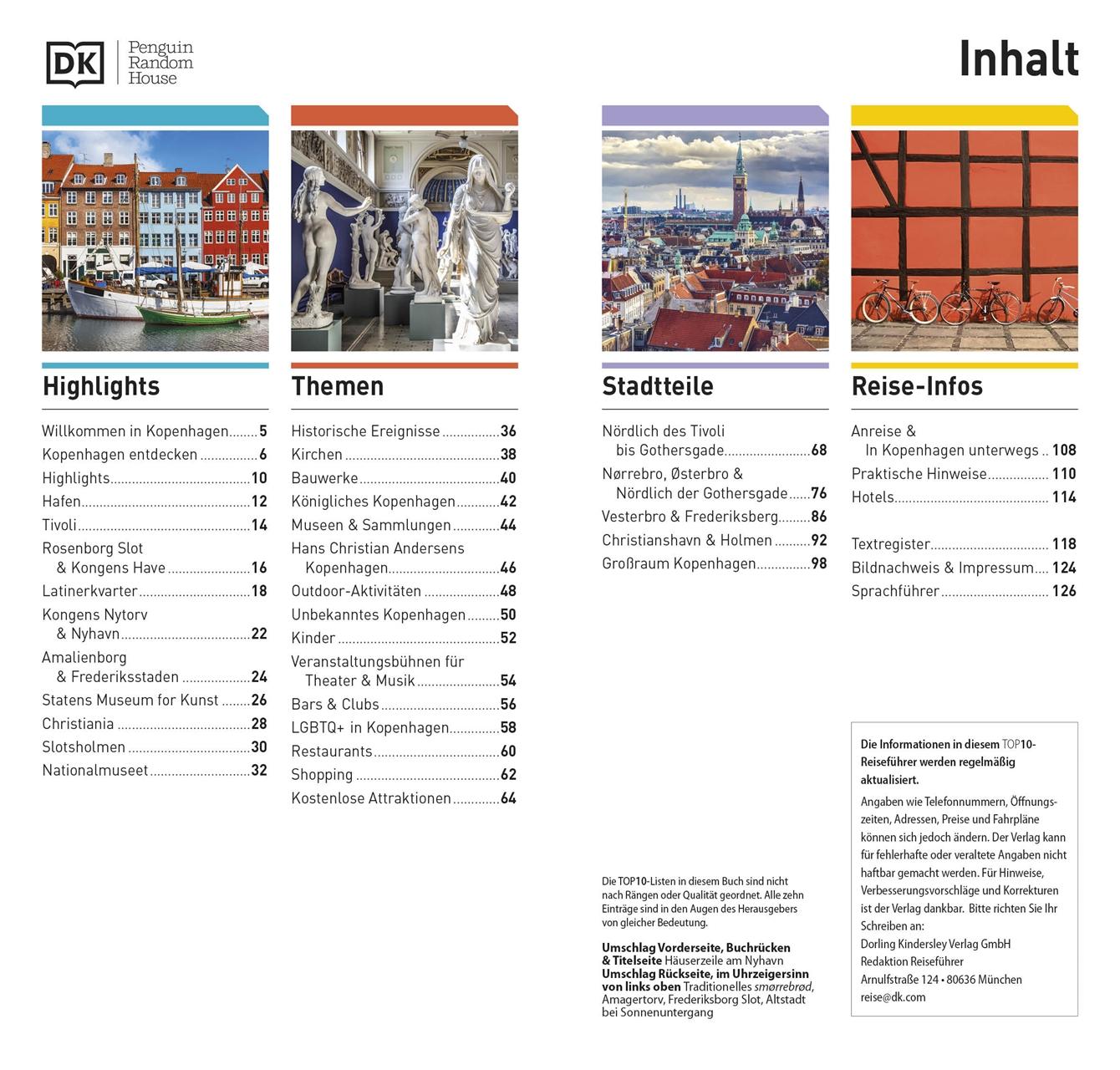 Beispielinhalt (Bild) TOP10 Reiseführer Kopenhagen