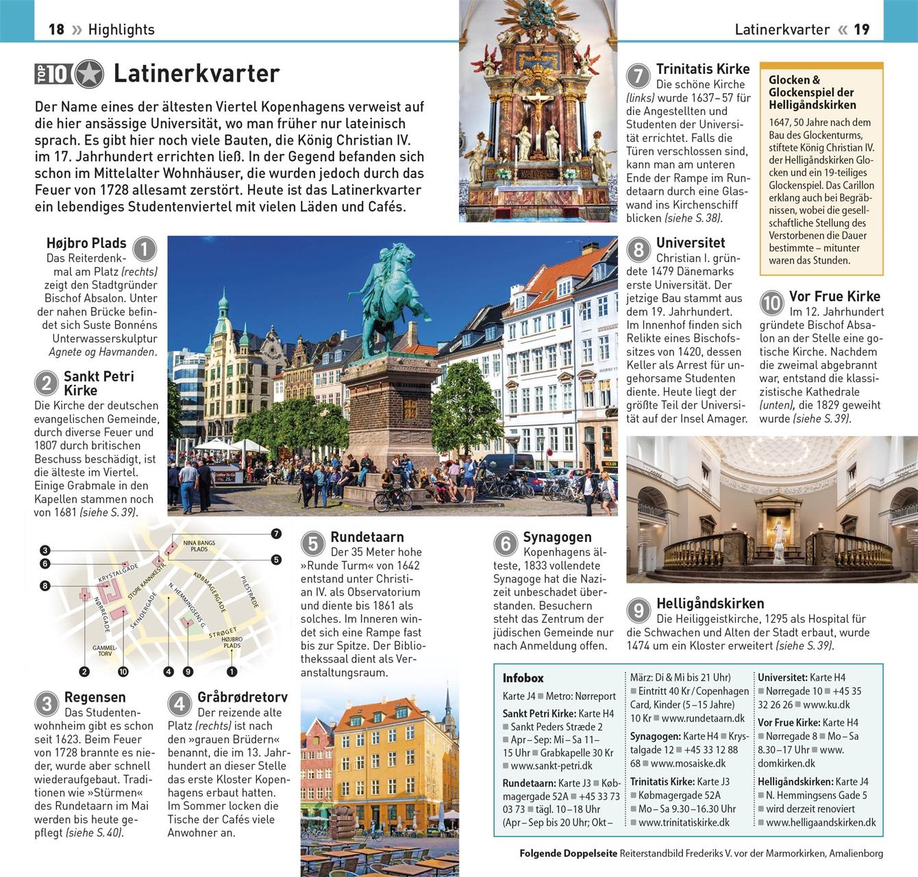 Beispielinhalt (Bild) TOP10 Reiseführer Kopenhagen