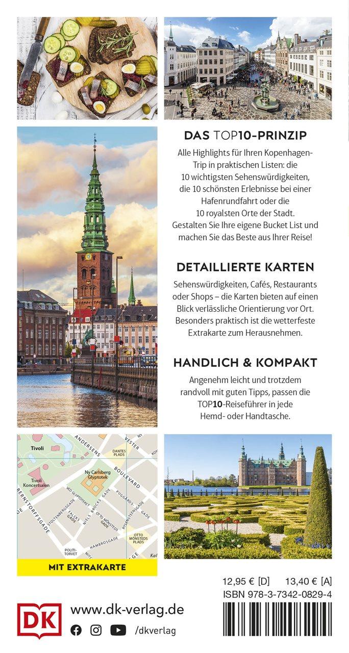 Rückseitencover TOP10 Reiseführer Kopenhagen