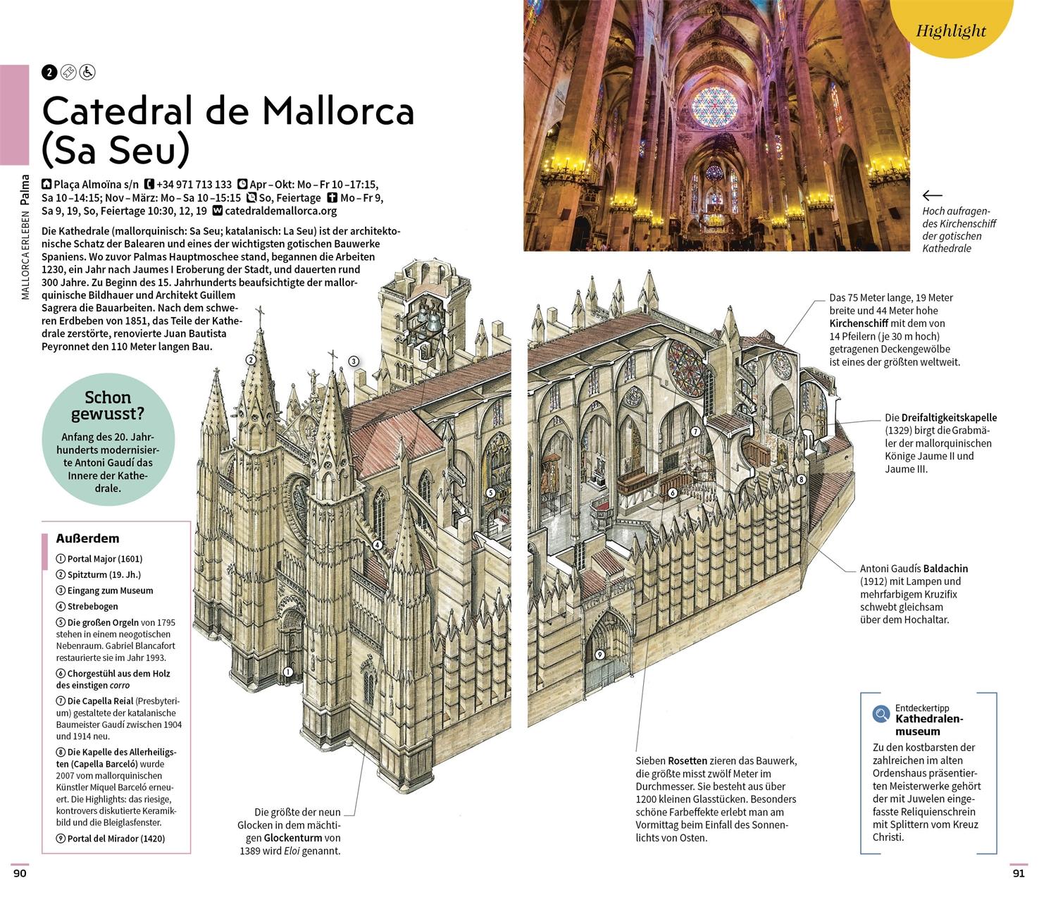 Beispielinhalt (Bild) Vis-à-Vis Reiseführer Mallorca