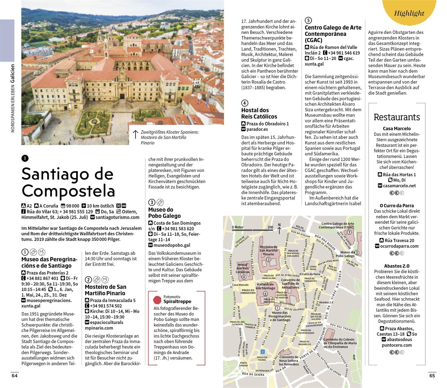 Beispielinhalt (Bild) Vis-à-Vis Reiseführer Nordspanien