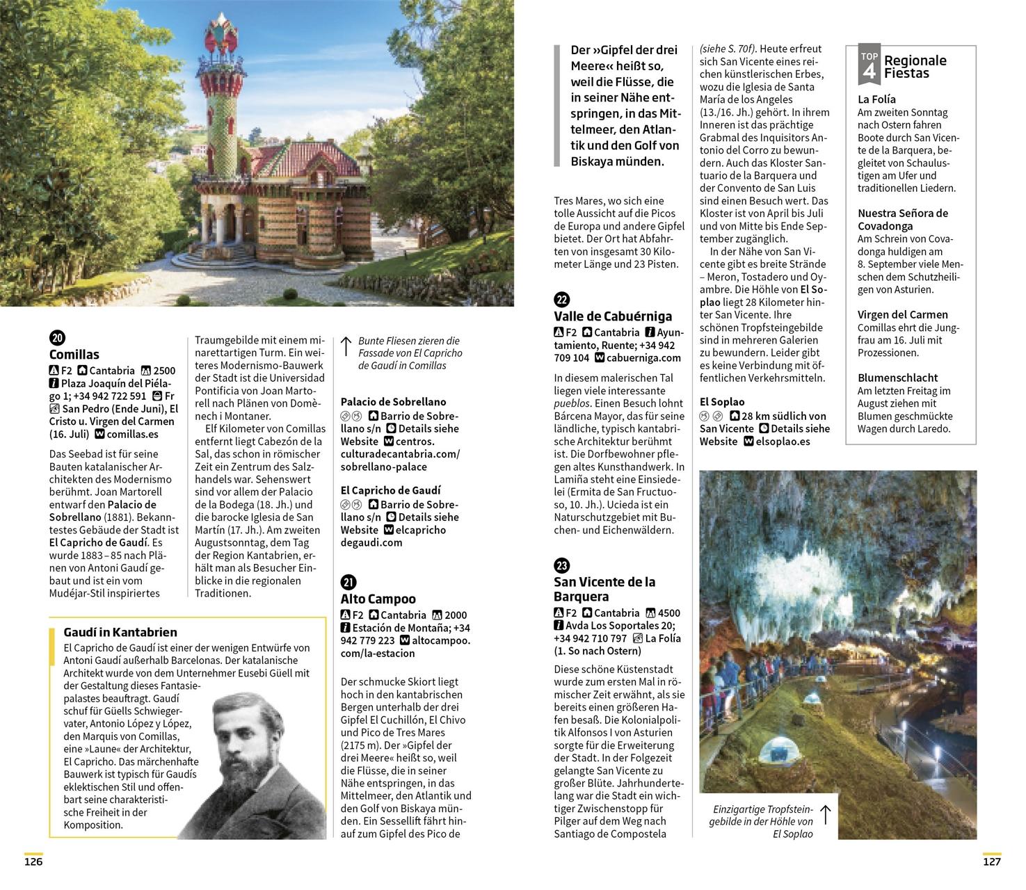 Beispielinhalt (Bild) Vis-à-Vis Reiseführer Nordspanien