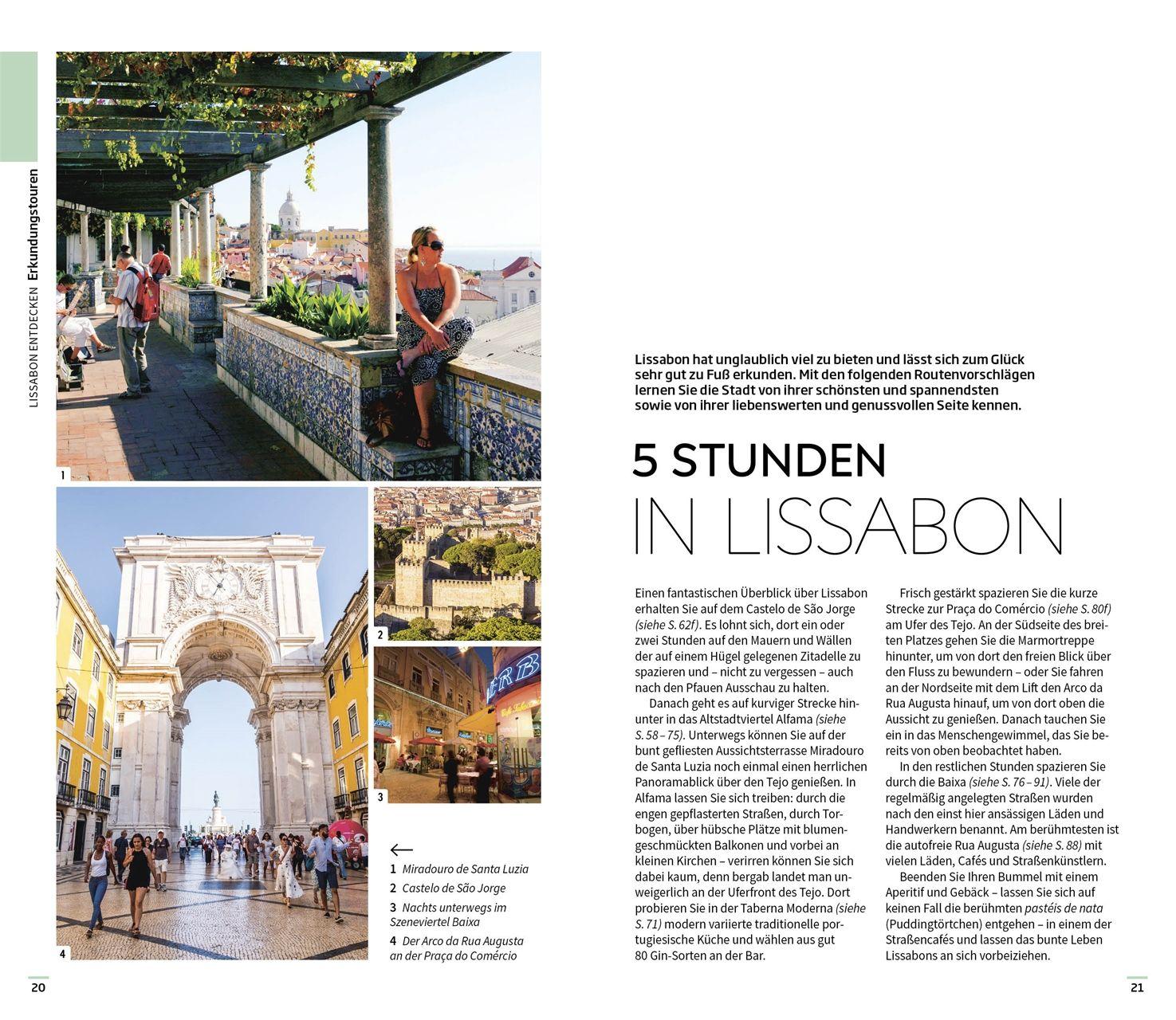 Beispielinhalt (Bild) Vis-à-Vis Reiseführer Lissabon