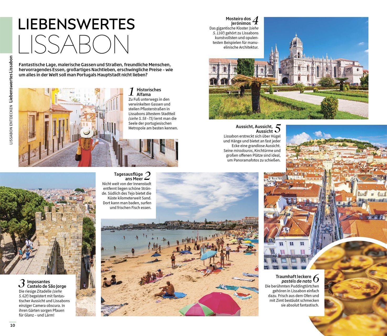 Beispielinhalt (Bild) Vis-à-Vis Reiseführer Lissabon