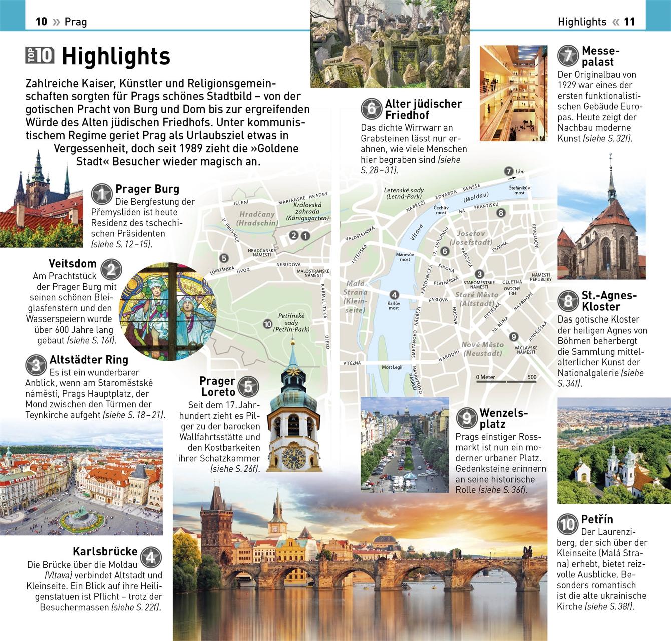 Beispielinhalt (Bild) TOP10 Reiseführer Prag