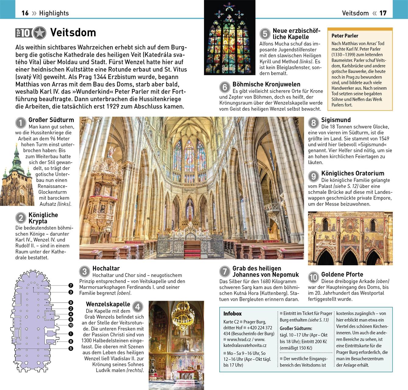 Beispielinhalt (Bild) TOP10 Reiseführer Prag