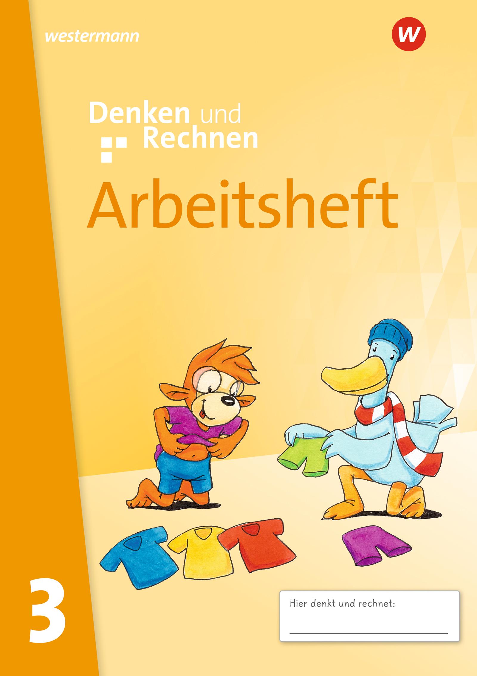 Vorderes Coverbild Denken und Rechnen 3. Arbeitsheft. Allgemeine Ausgabe