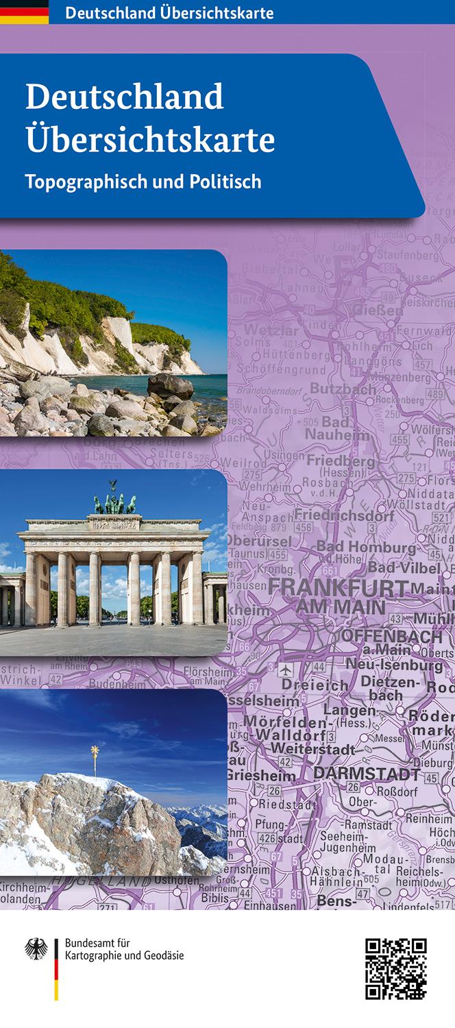 Vorderes Coverbild Deutschland Übersichtskarte