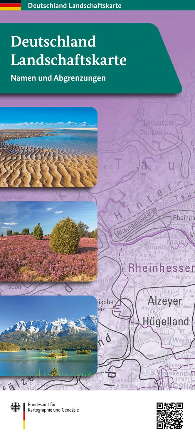 Vorderes Coverbild Deutschland Landschaftskarte