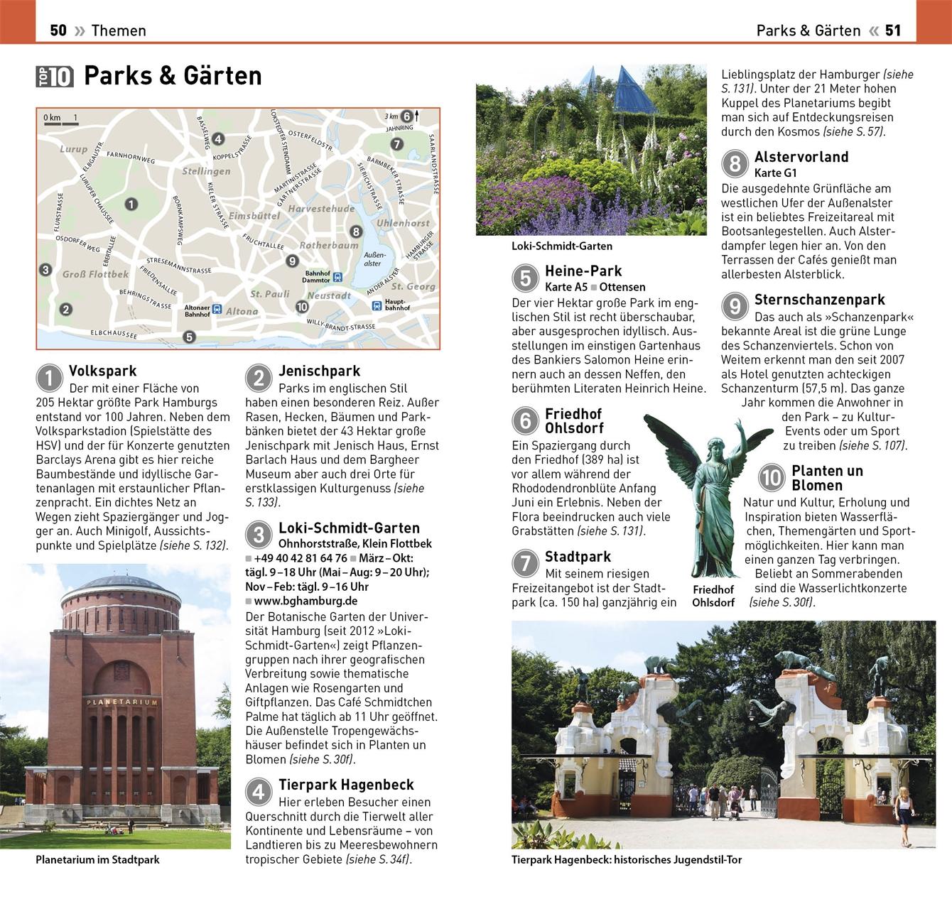 Beispielinhalt (Bild) TOP10 Reiseführer Hamburg