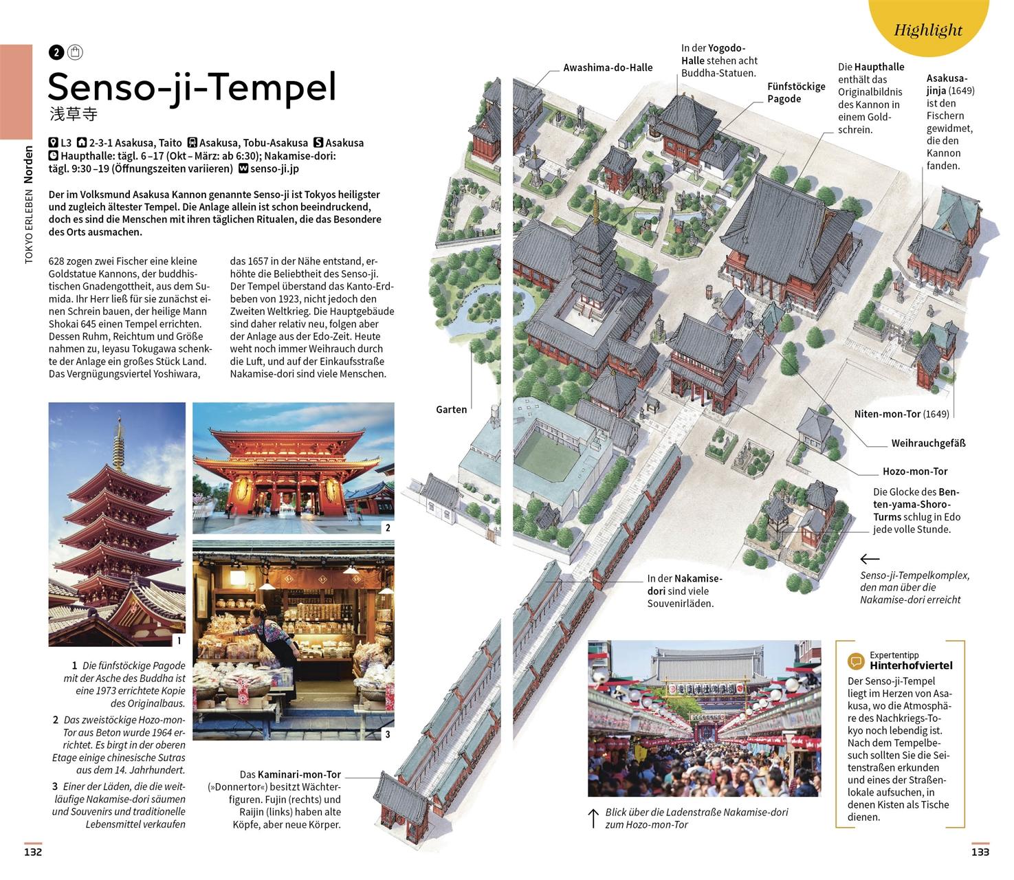 Beispielinhalt (Bild) Vis-à-Vis Reiseführer Japan