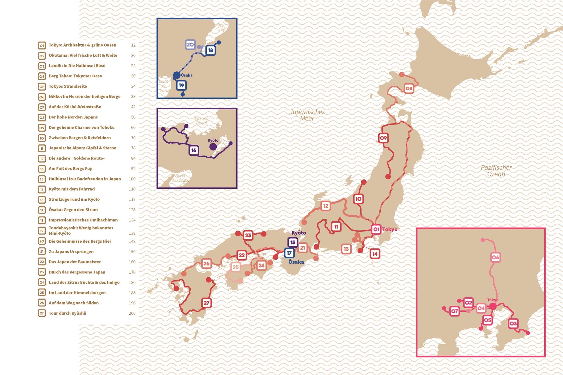 Beispielinhalt (Bild) Japan - Die schönsten Zugreisen