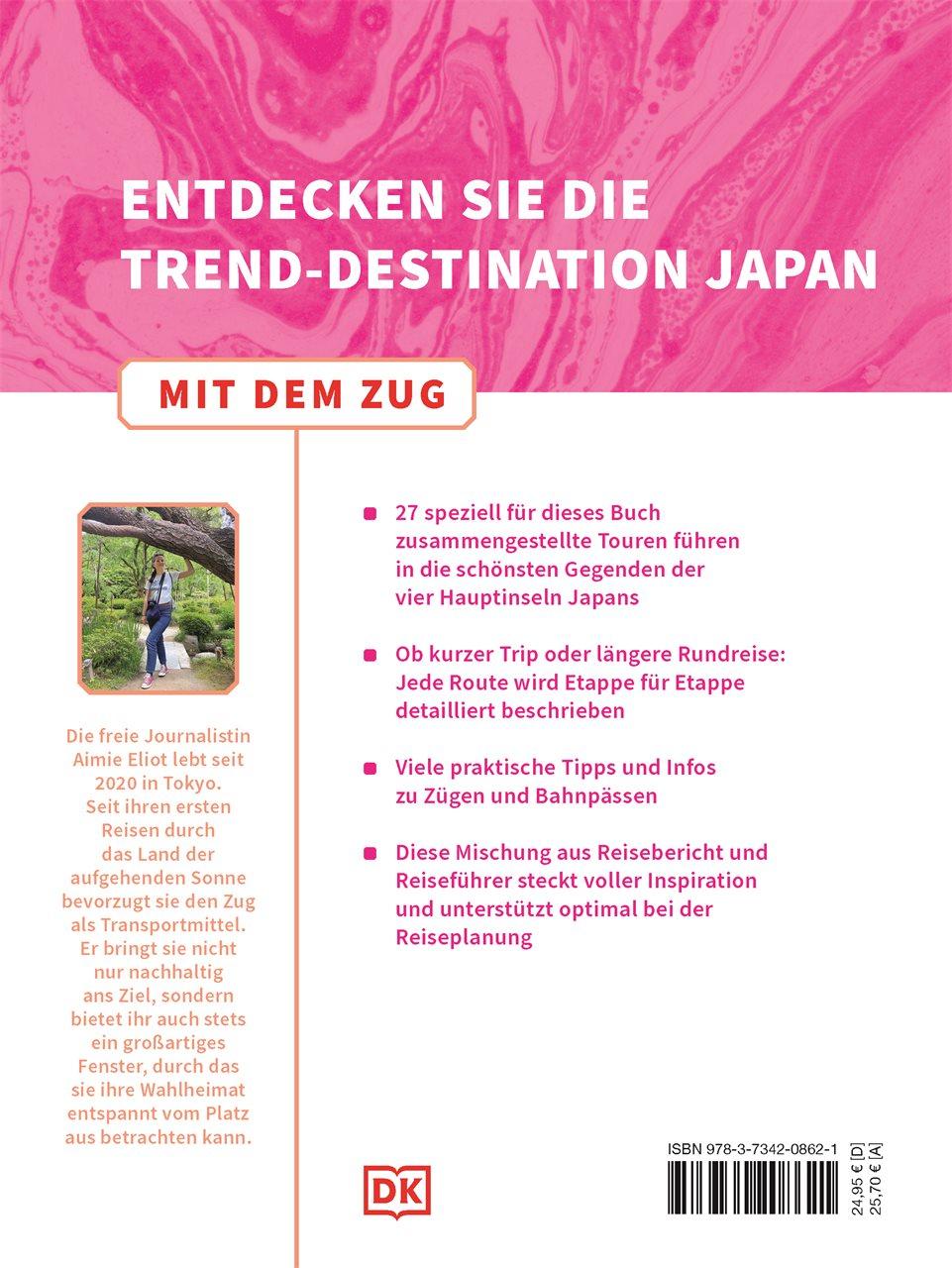Rückseitencover Japan - Die schönsten Zugreisen