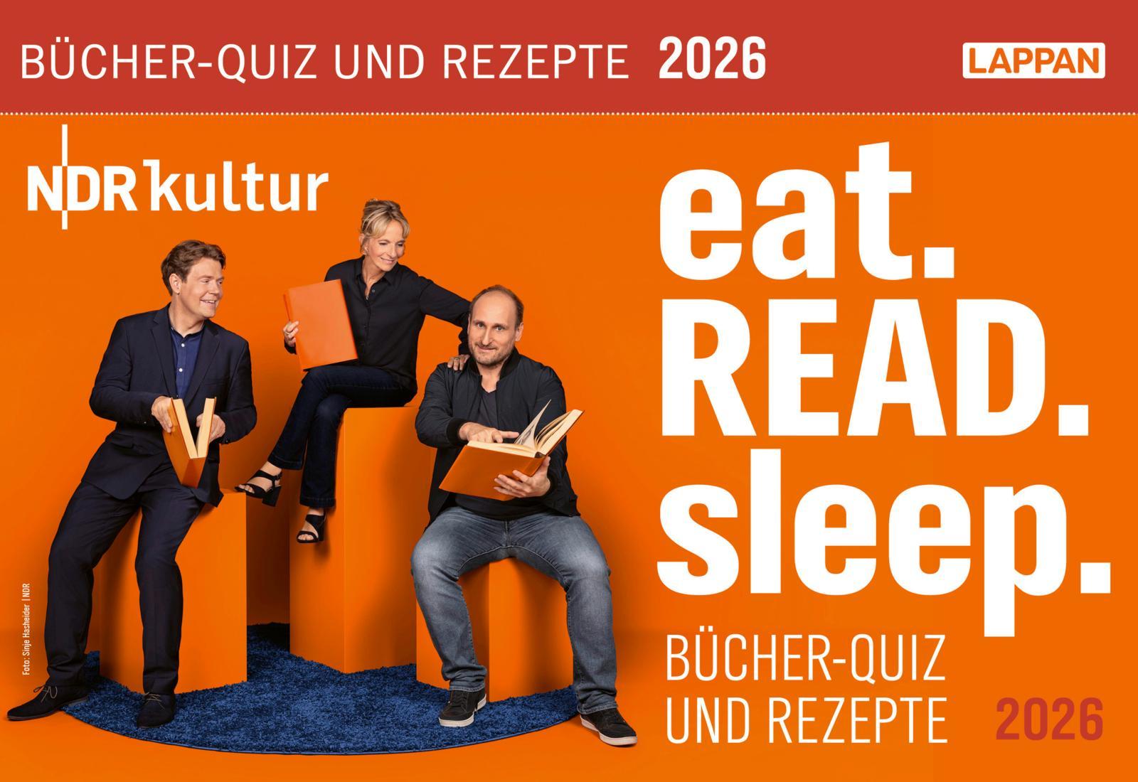 Vorderes Coverbild eat.READ.sleep Tageskalender 2026