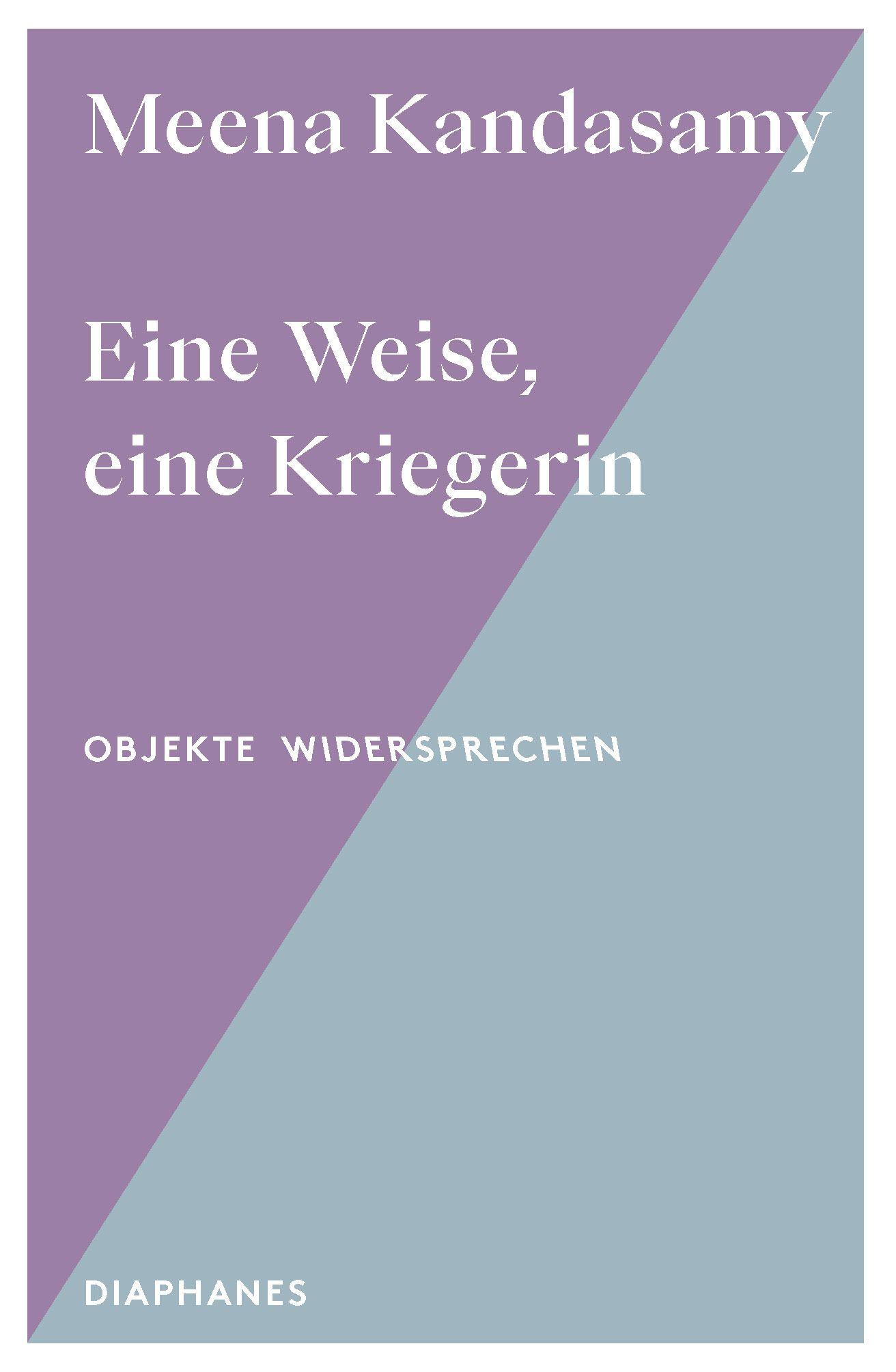 Vorderes Coverbild Eine Weise, eine Kriegerin