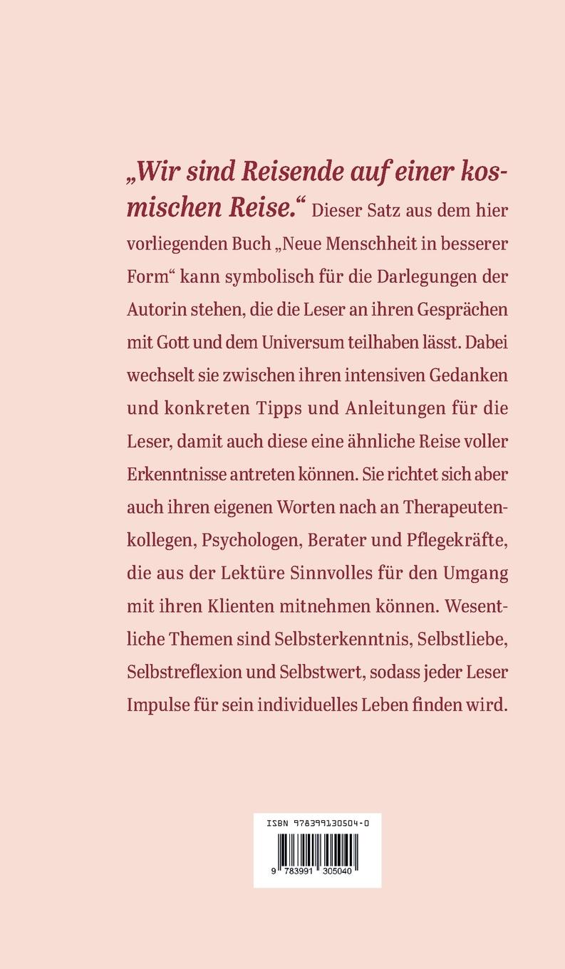 Rückseitencover Neue Menschheit in besserer Form