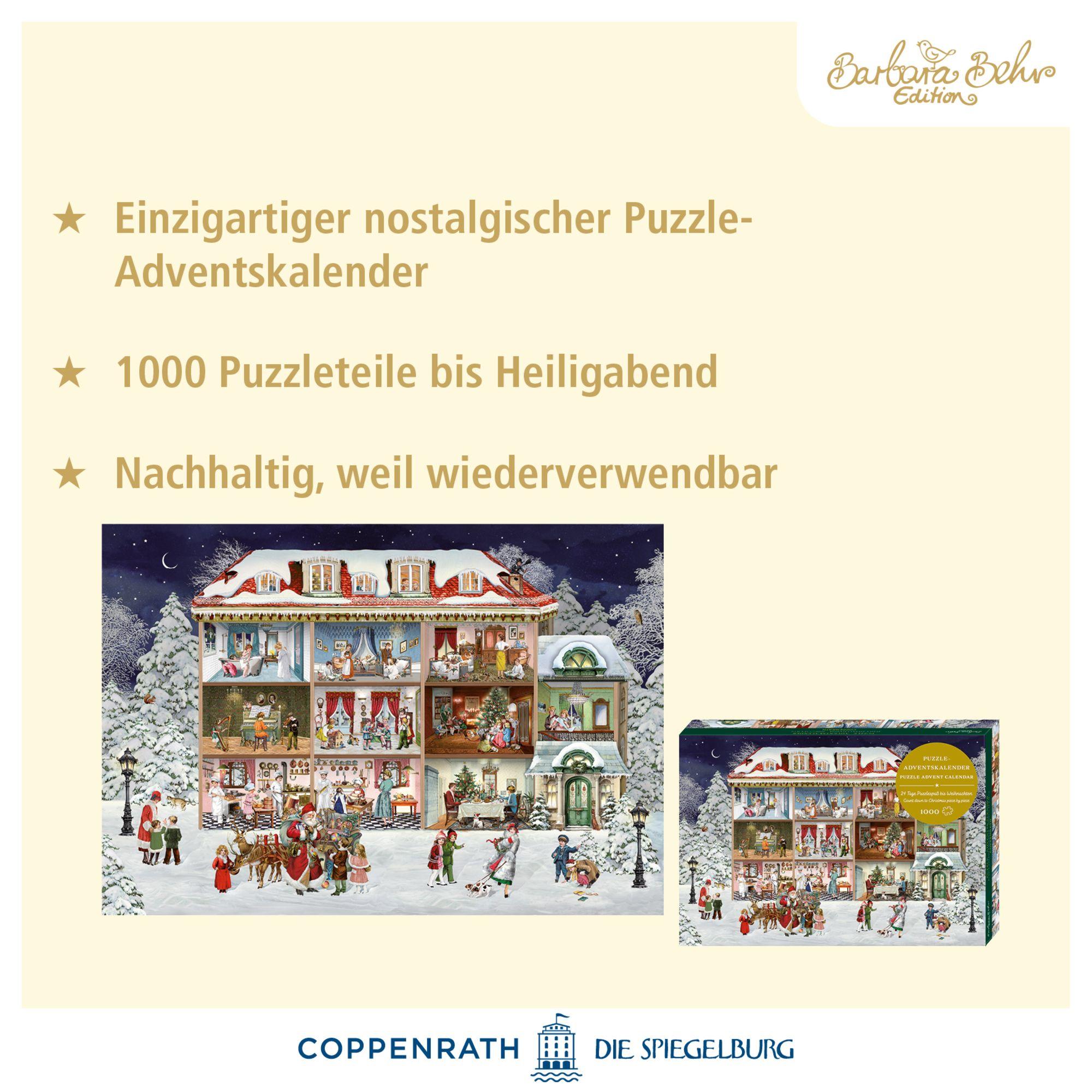 Beispielinhalt (Bild) Puzzle-Adventskalender - Unser wunderbares Weihnachtshaus