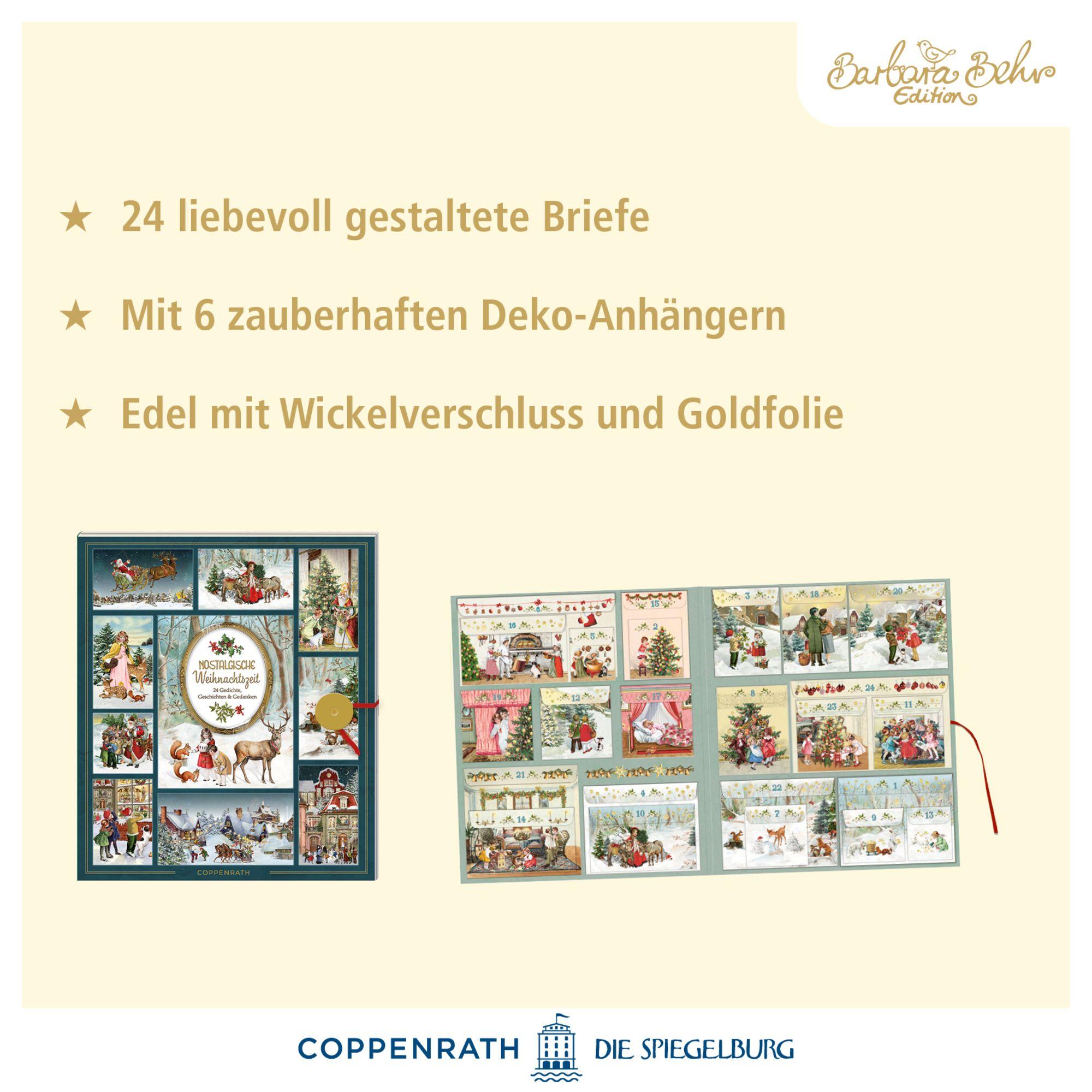 Beispielinhalt (Bild) Coffee-Table-Adventskalender - Nostalgische Weihnachtszeit