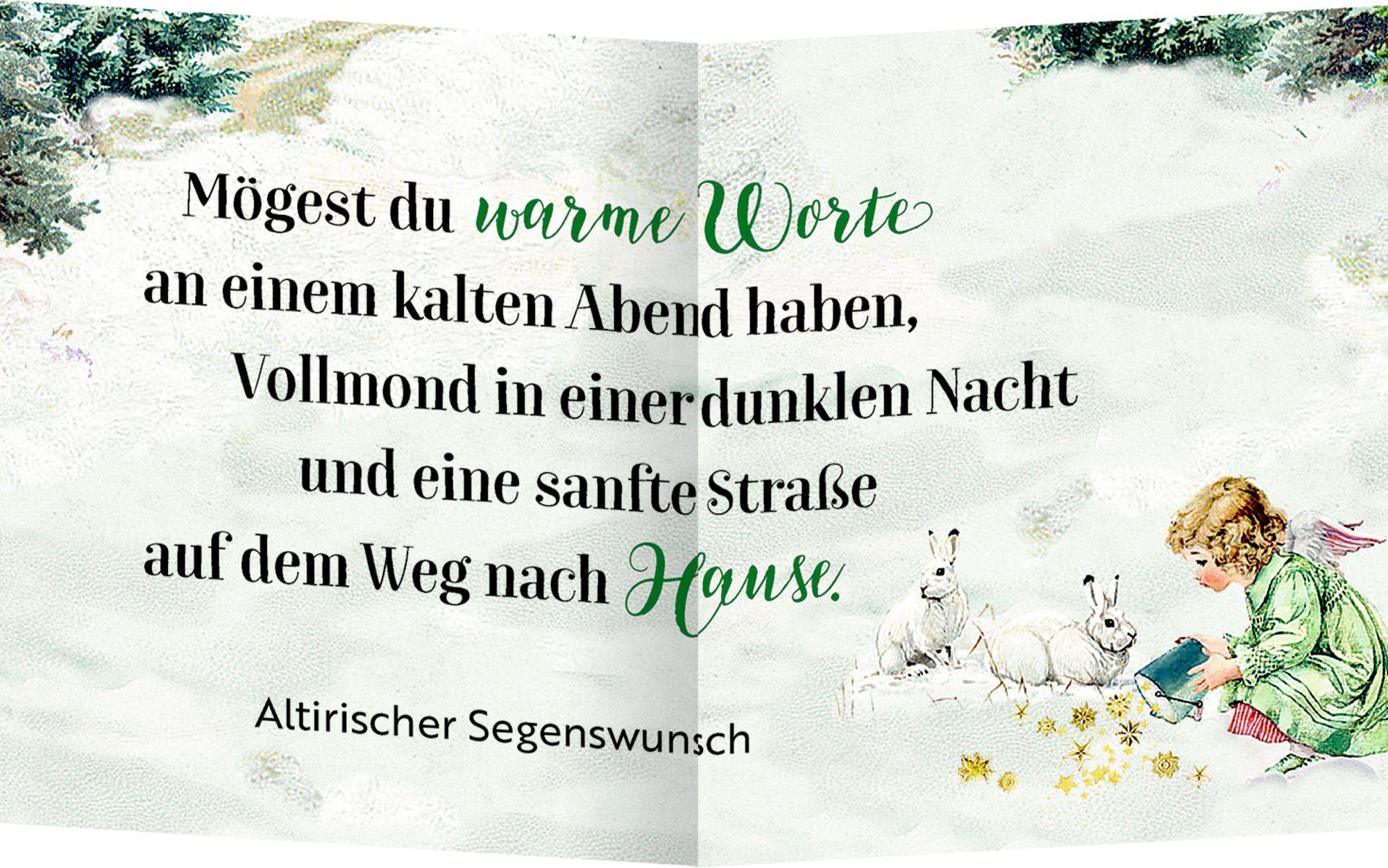 Beispielinhalt (Bild) Coffee-Table-Adventskalender - Nostalgische Weihnachtszeit