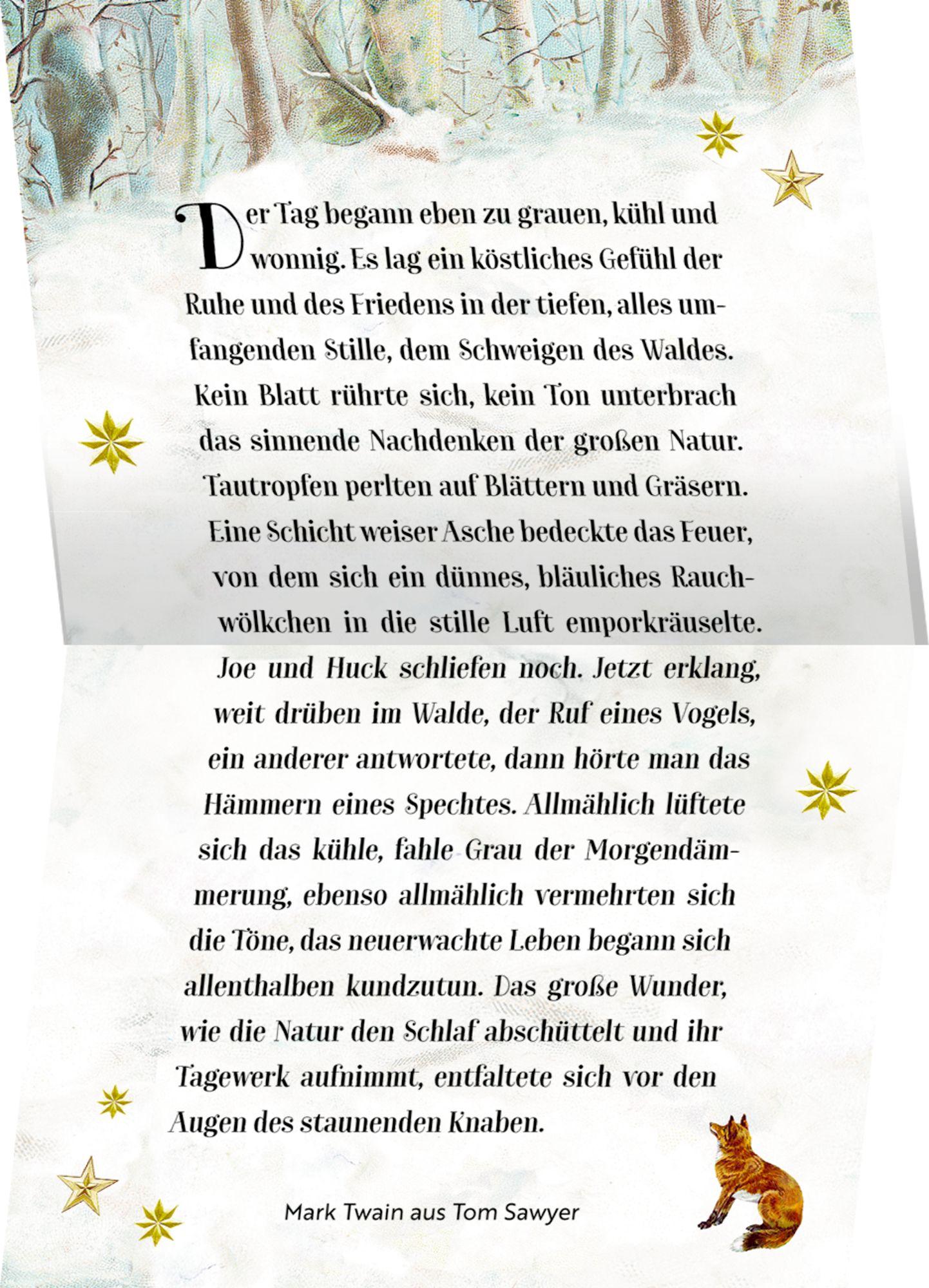Beispielinhalt (Bild) Coffee-Table-Adventskalender - Nostalgische Weihnachtszeit