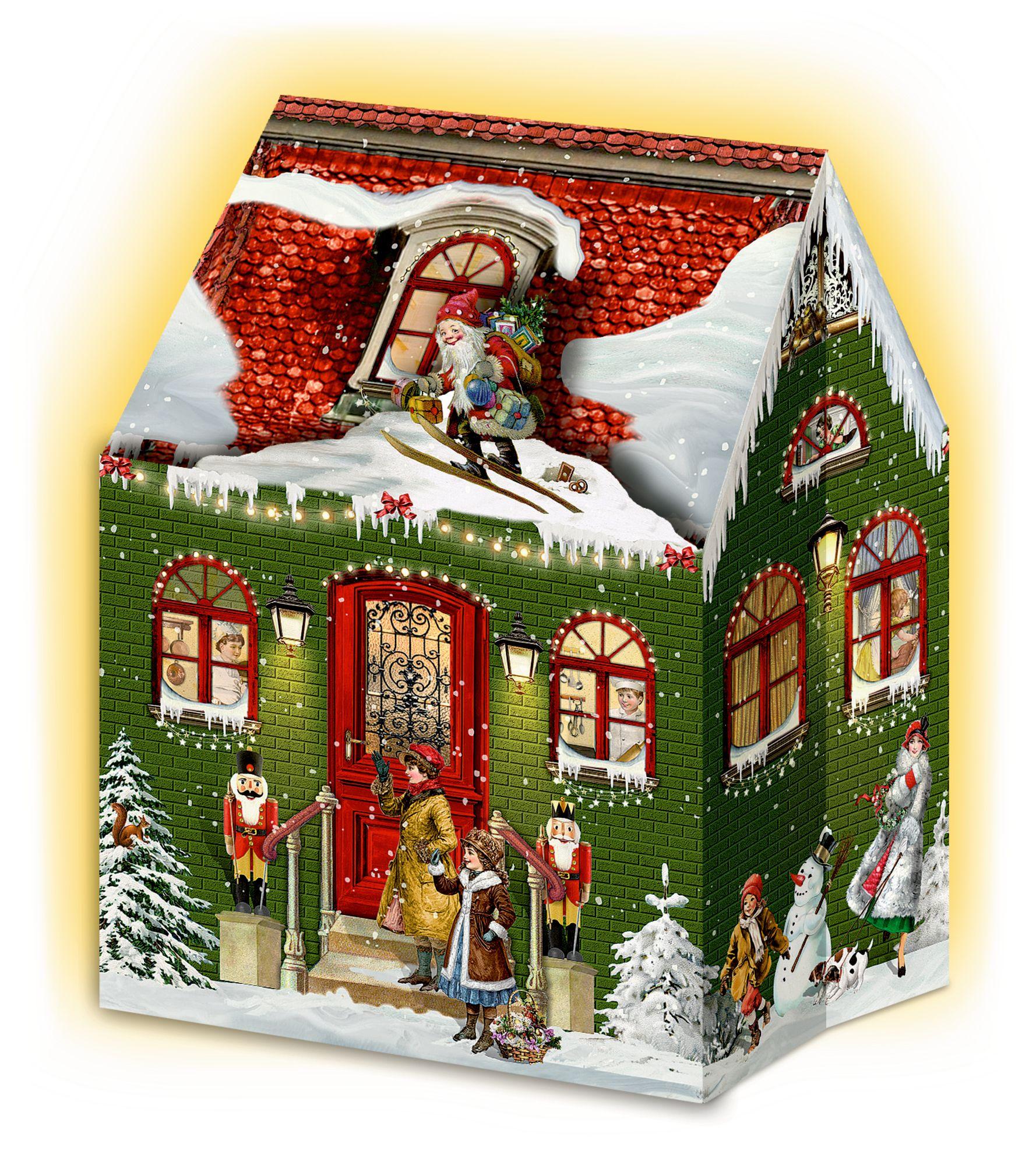 Beispielinhalt (Bild) Mini-Adventskalender - Happy Christmas Houses