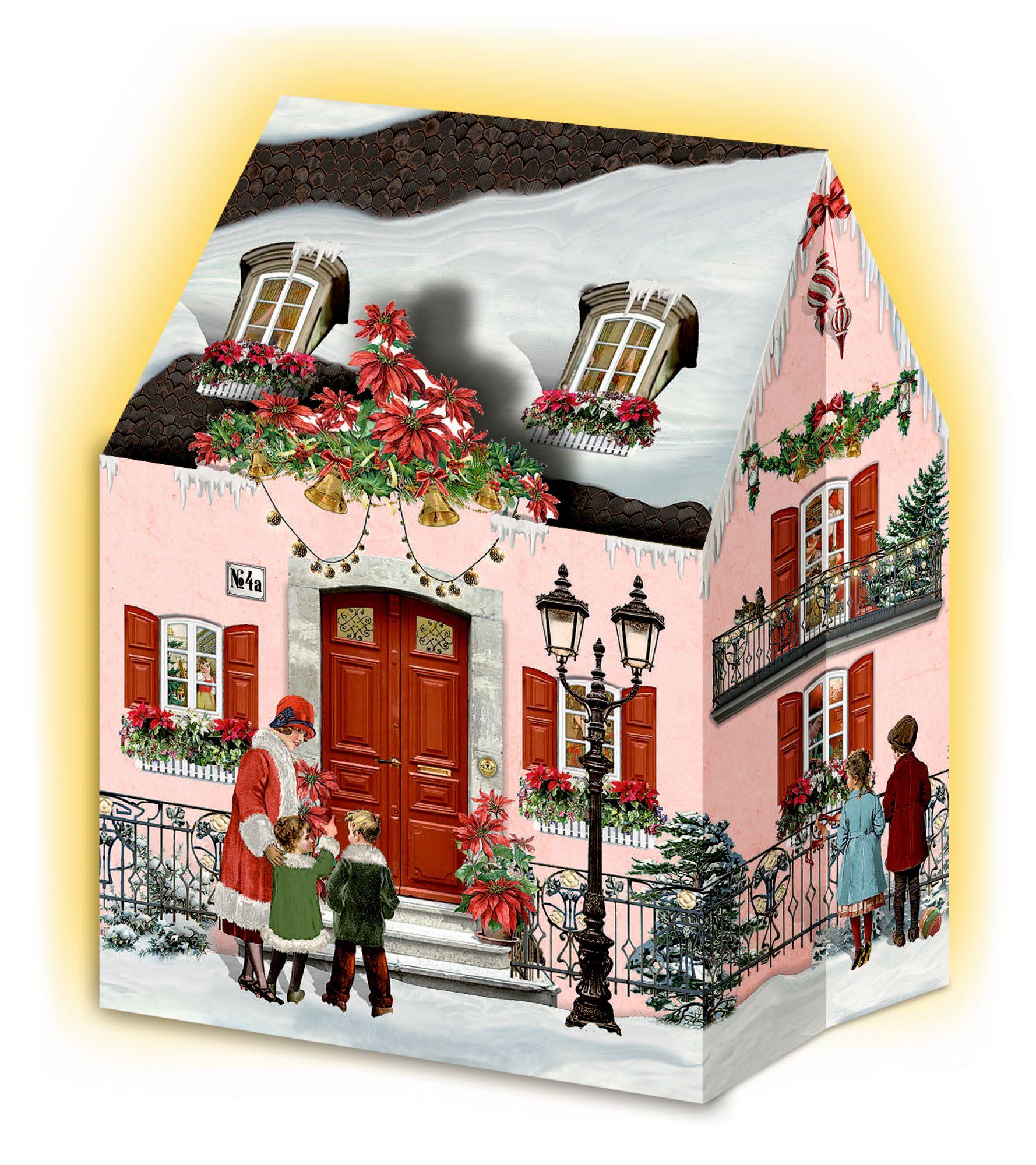 Beispielinhalt (Bild) Mini-Adventskalender - Happy Christmas Houses