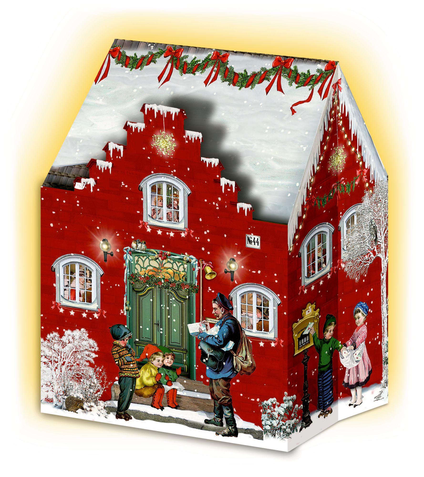 Beispielinhalt (Bild) Mini-Adventskalender - Happy Christmas Houses