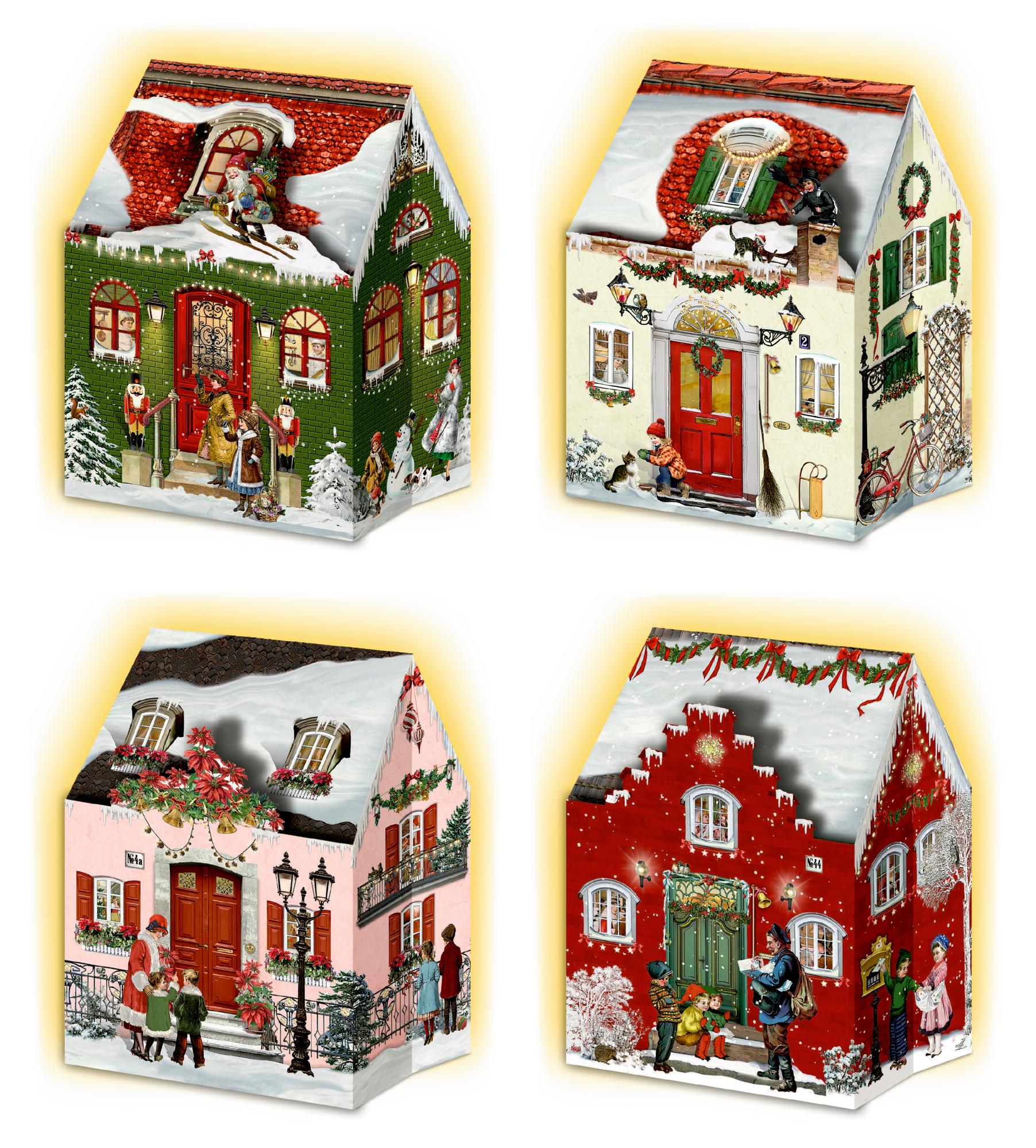 Vorderes Coverbild Mini-Adventskalender - Happy Christmas Houses