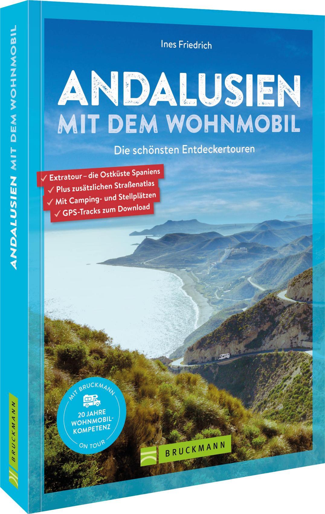 Vorderes Coverbild Andalusien mit dem Wohnmobil