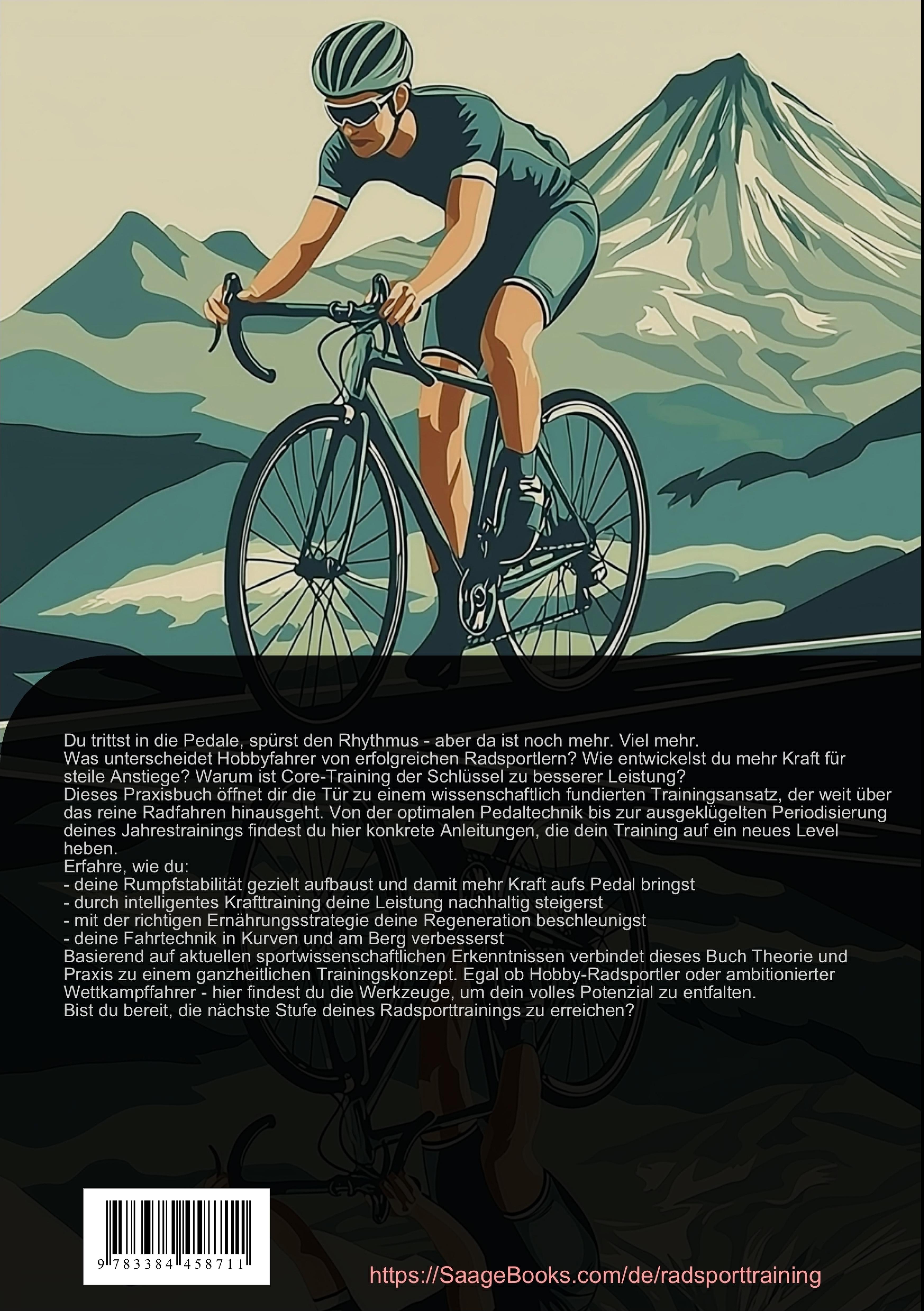 Rückseitencover Radsport Training: Krafttraining und Core Training für Radsportler