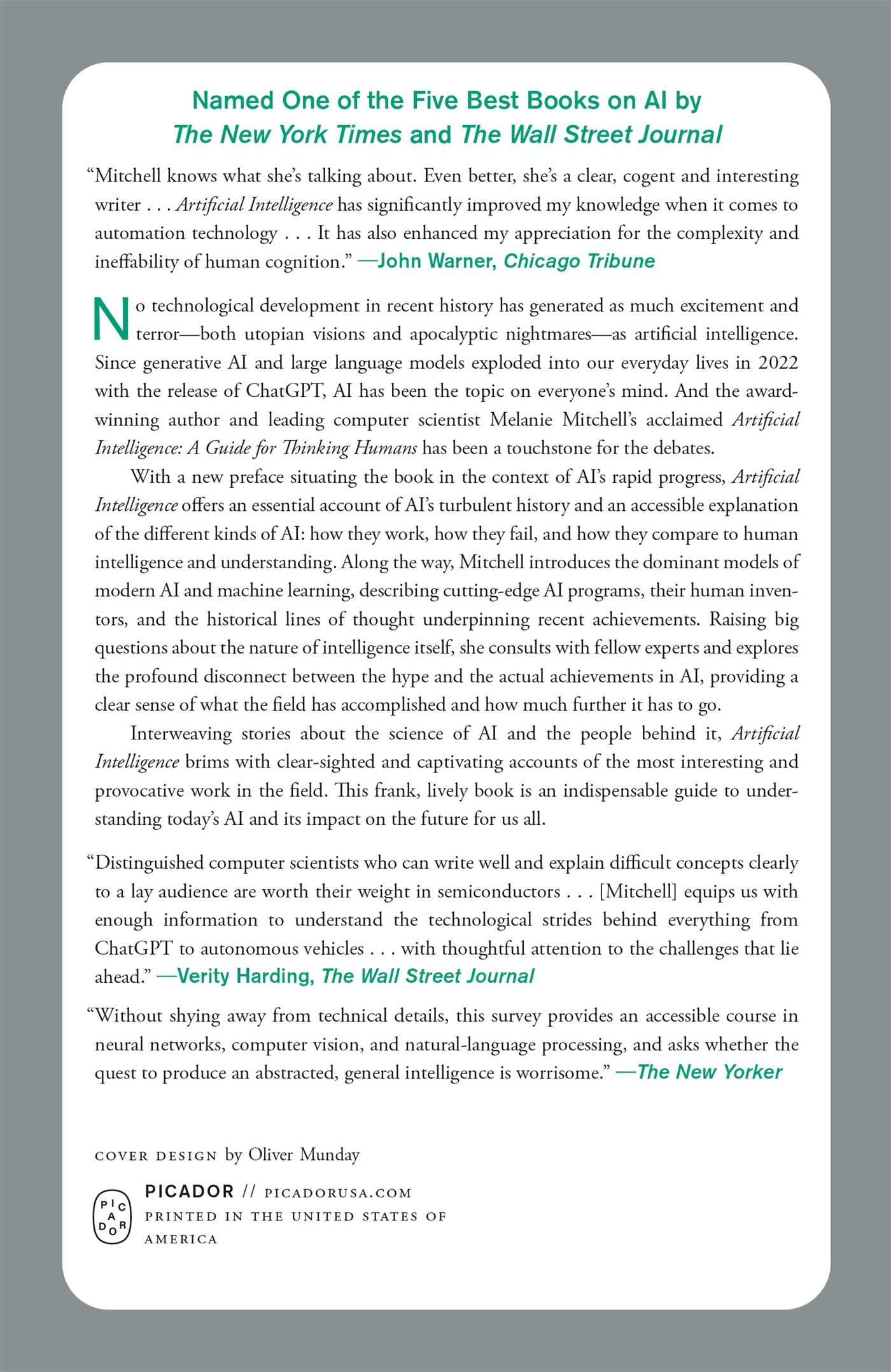 Rückseitencover Artificial Intelligence