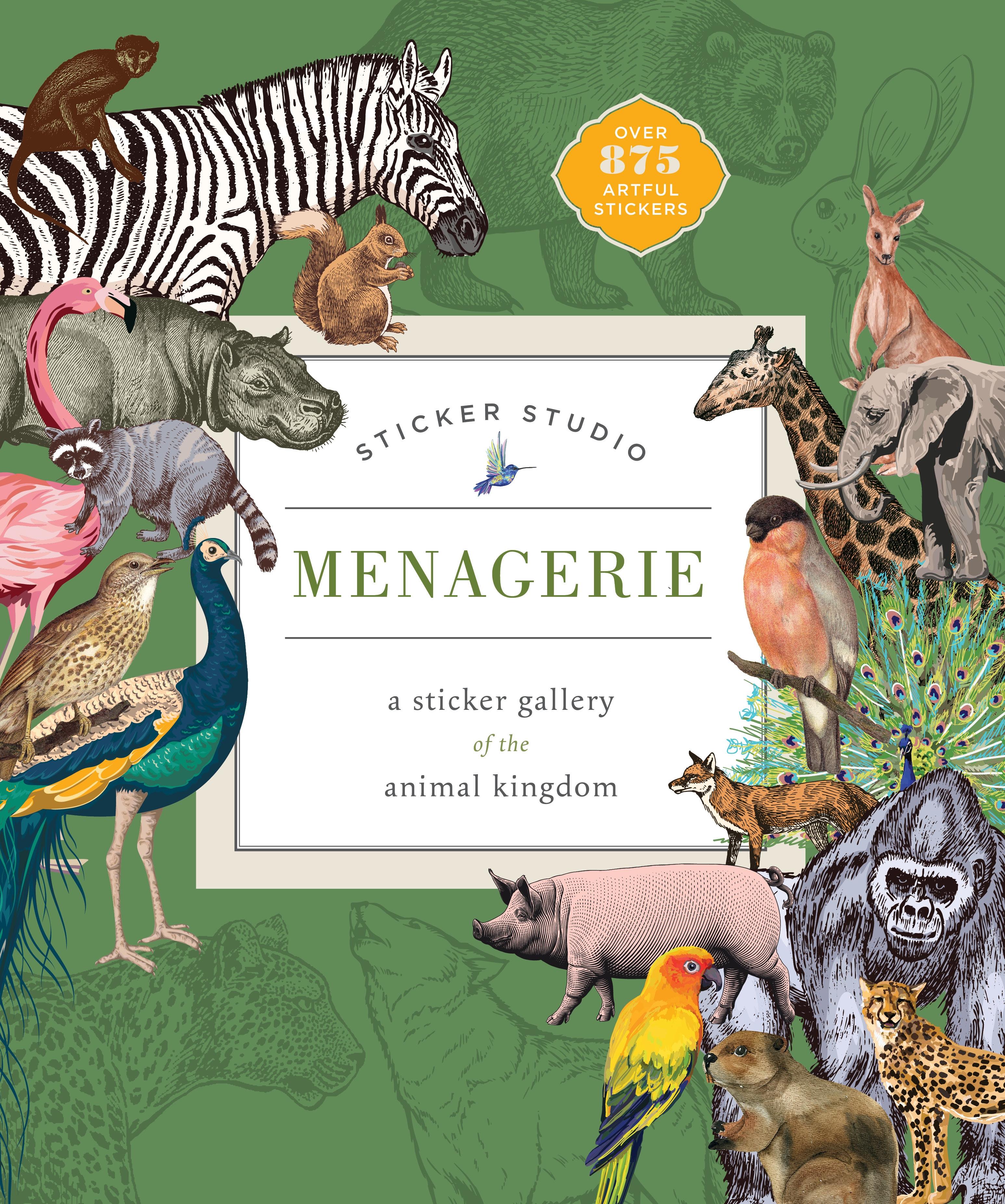 Vorderes Coverbild Sticker Studio: Menagerie